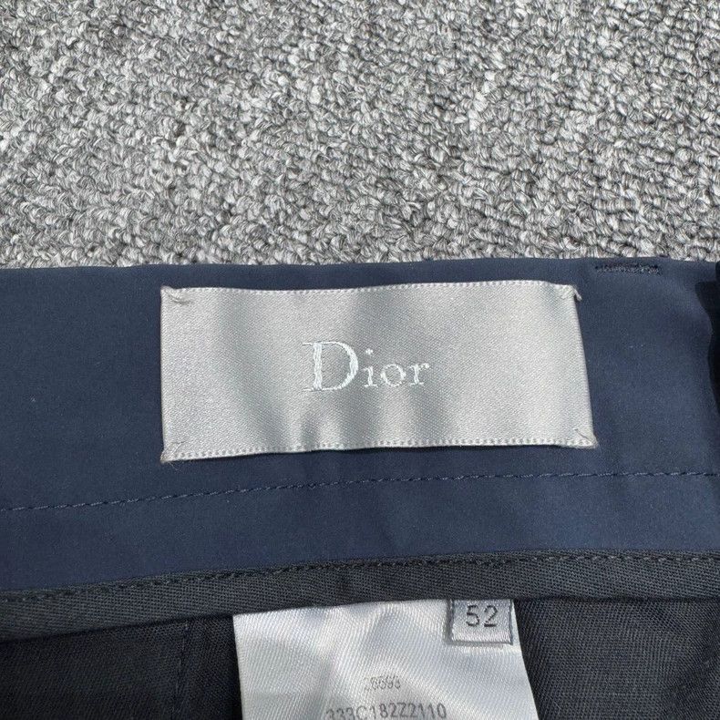 Dior Dior Solid color wool casual pants 2503-Nextarrow Size US 36 / EU 52 - 2 Thumbnail