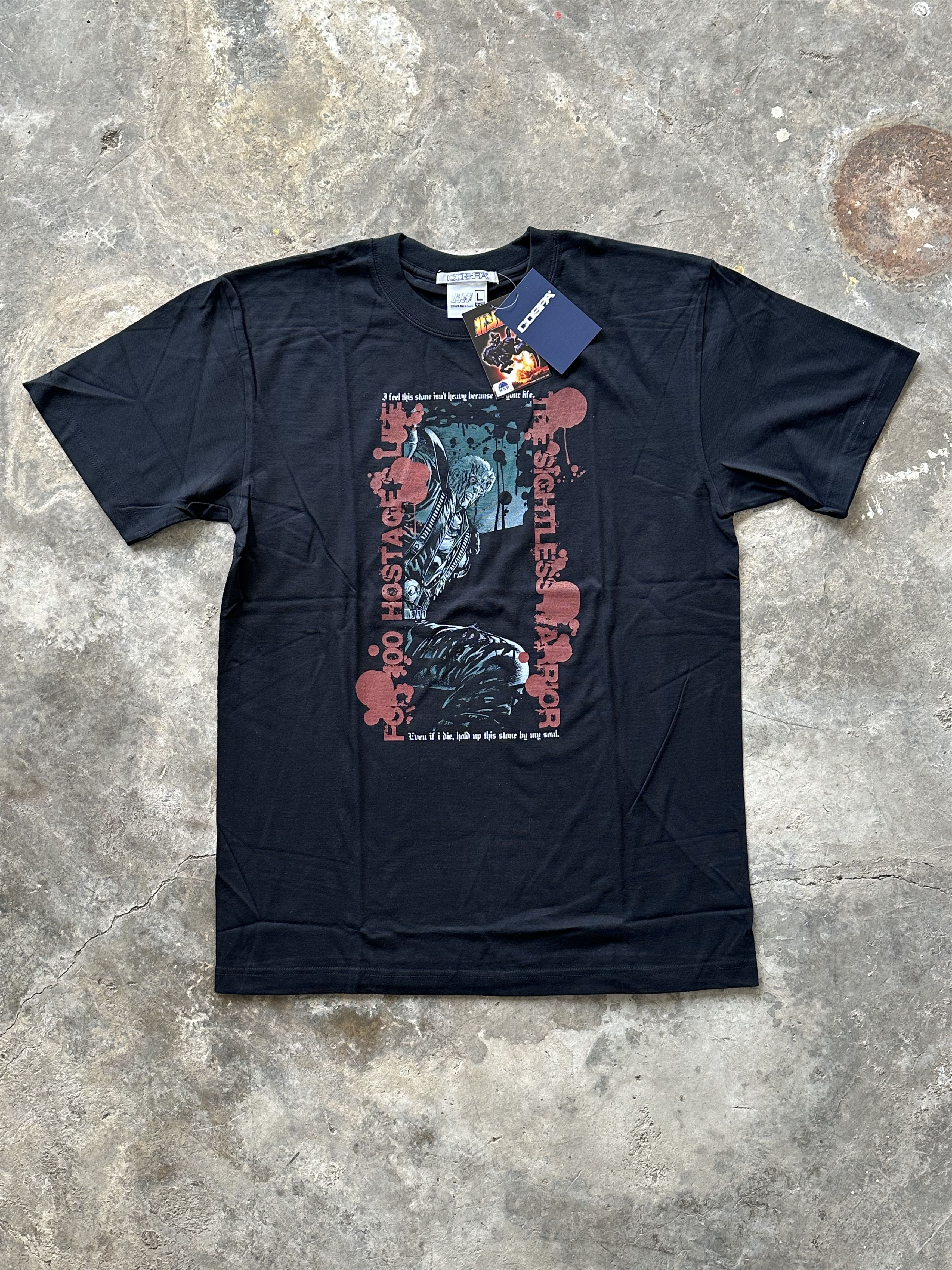Anime Vintage 00's COSPA Fist of the North Star T-shirt Size US L / EU 52-54 / 3 - 2 Thumbnail