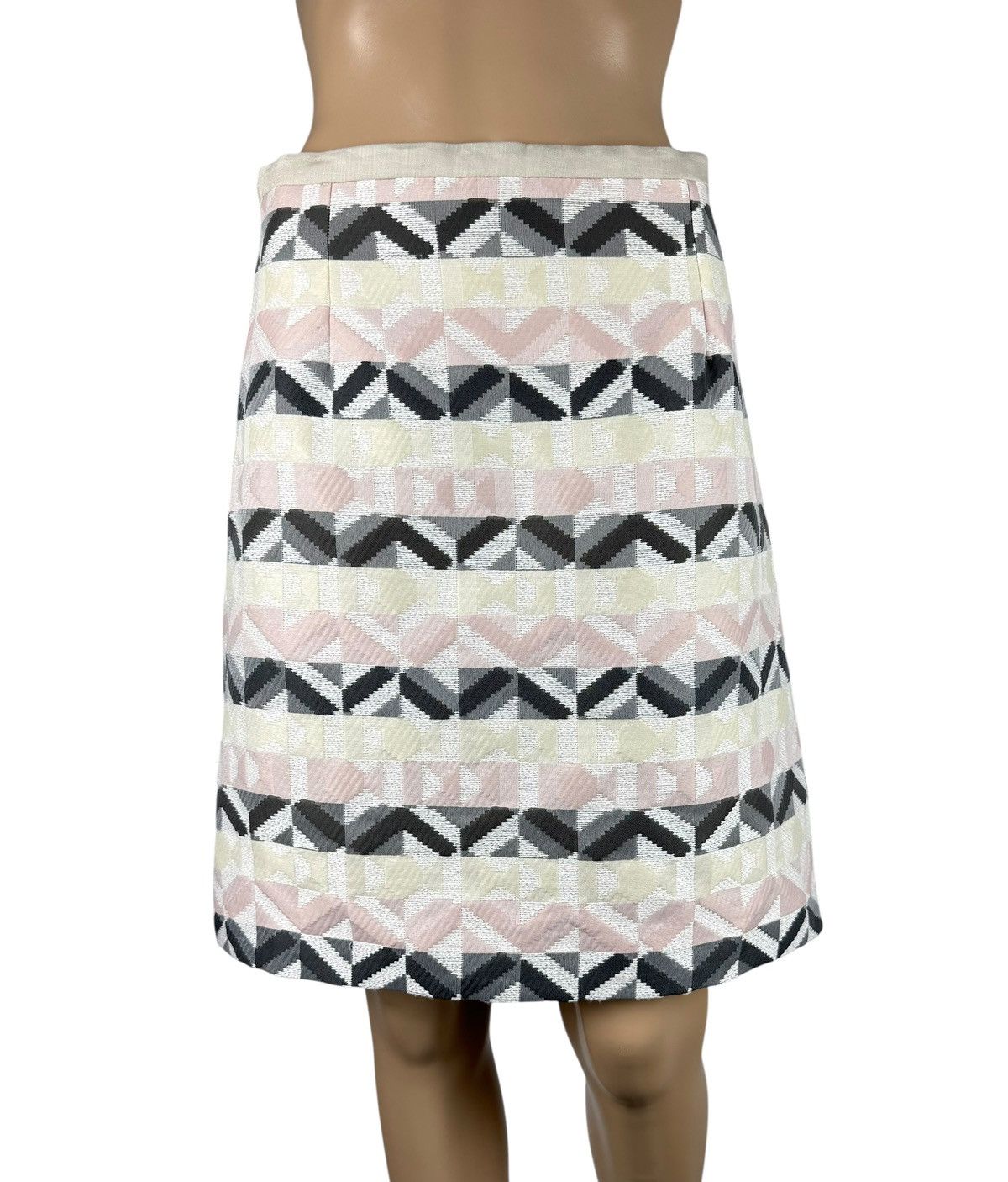 Weekend Max Mara Weekend Max Mara Midi Skirt Cotton-Linen size US6 IT40 Size 28" / US 6 / IT 42 - 2 Thumbnail