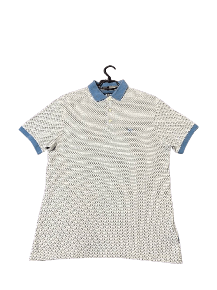 Barbour Vintage Barbour Y2K Print Classic Fit Polo Size L Size US L / EU 52-54 / 3 - 1 Thumbnail