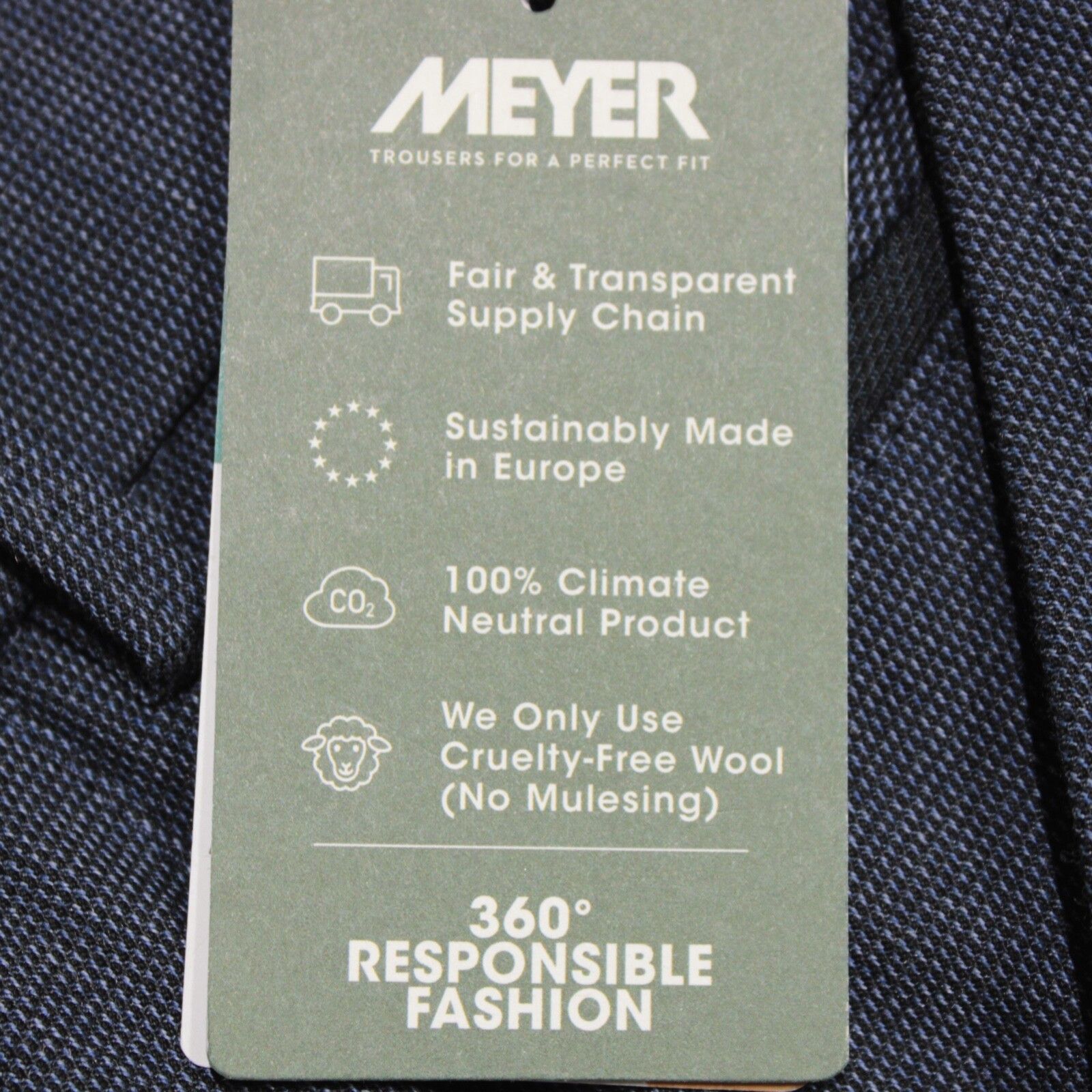 Other Meyer New with tags Dress Pants Size 34 US In Blue Size US 34 / EU 50 - 5 Thumbnail