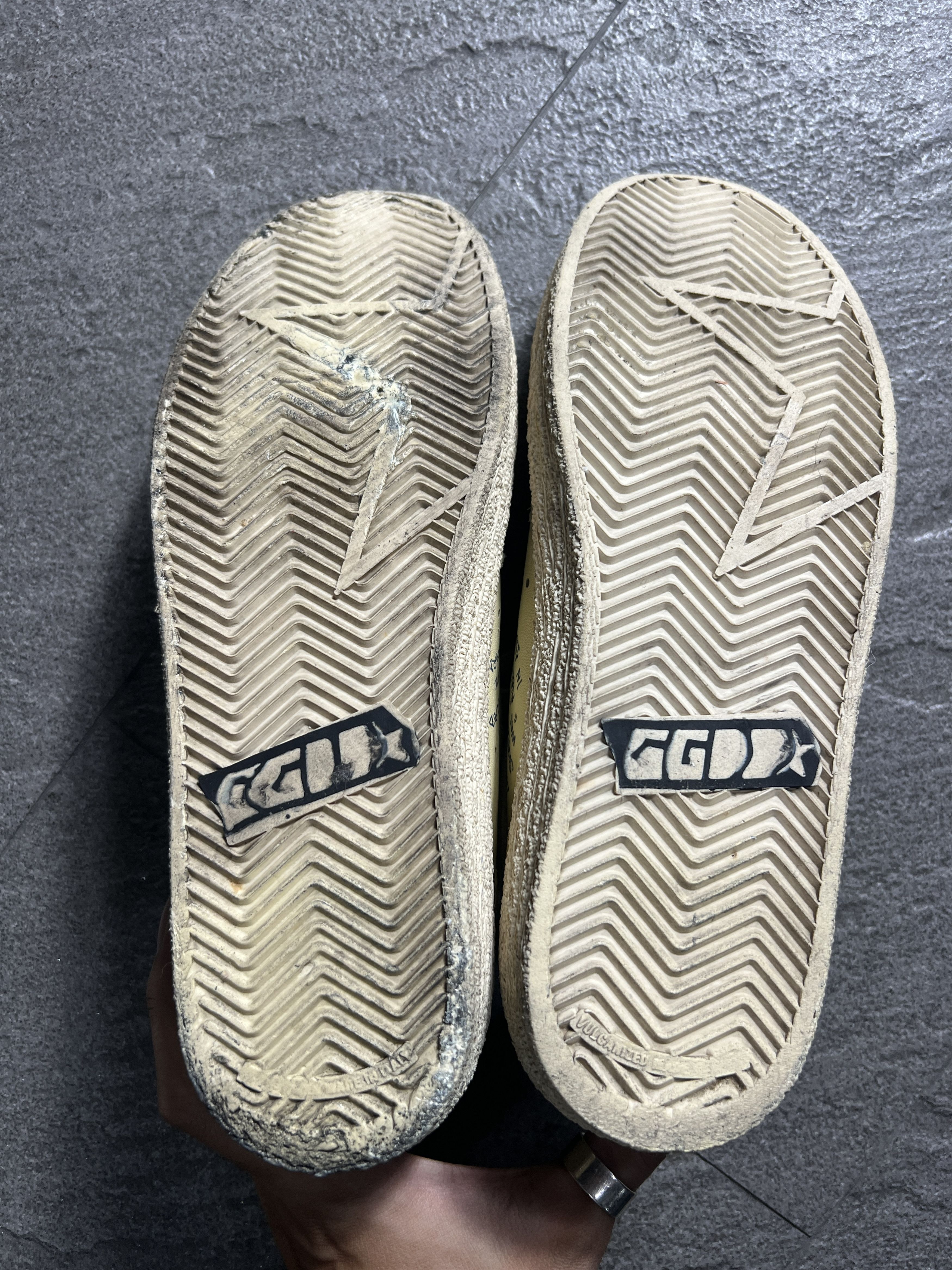 Golden Goose Golden Goose VCE Scribble Handwritten Leather Sneakers EU39 Size US 9 / IT 39 - 17 Thumbnail