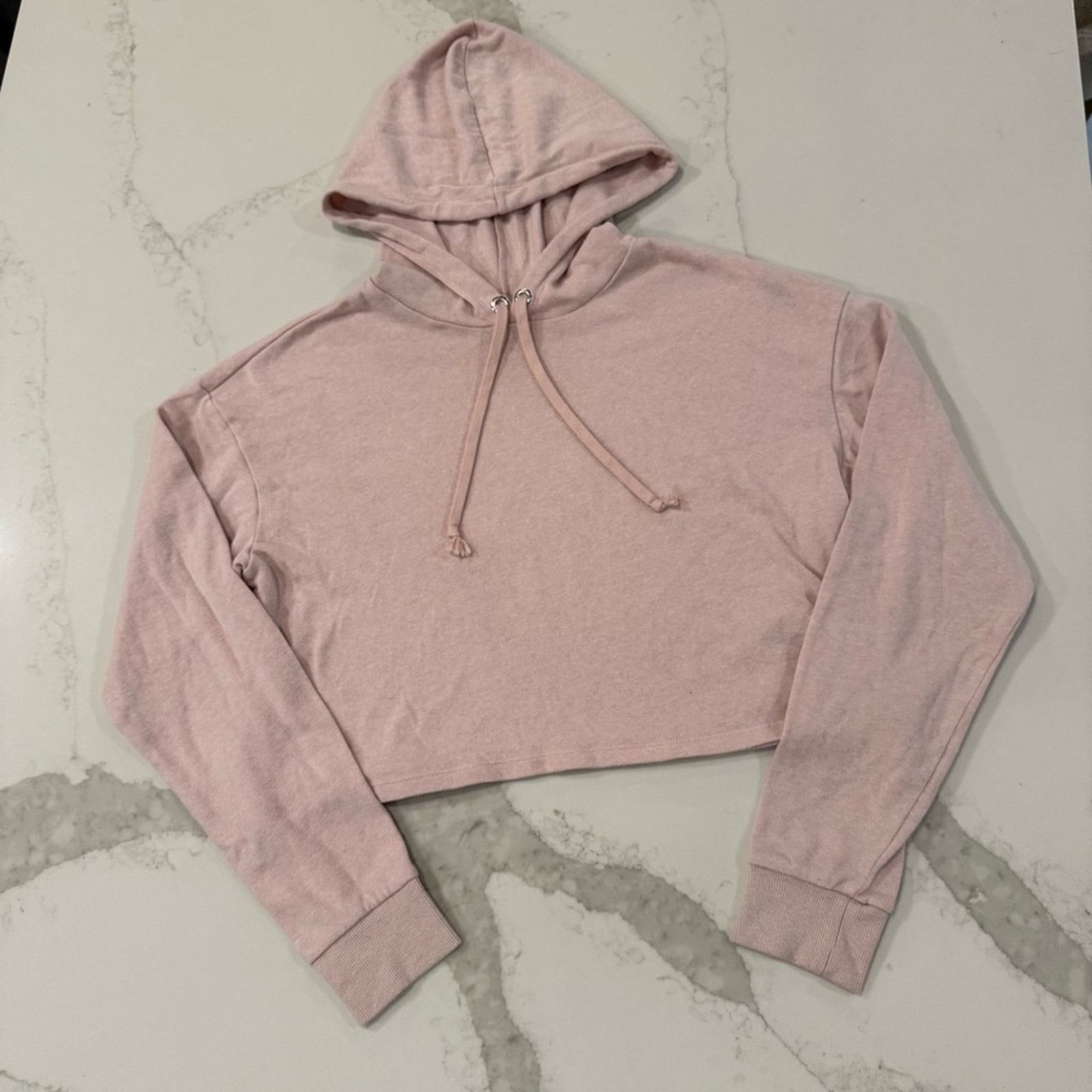 H&M H&M Divided Cropped LongSleeve Hoodie Sweatshirt Women Small Size S / US 4 / IT 40 - 1 Thumbnail