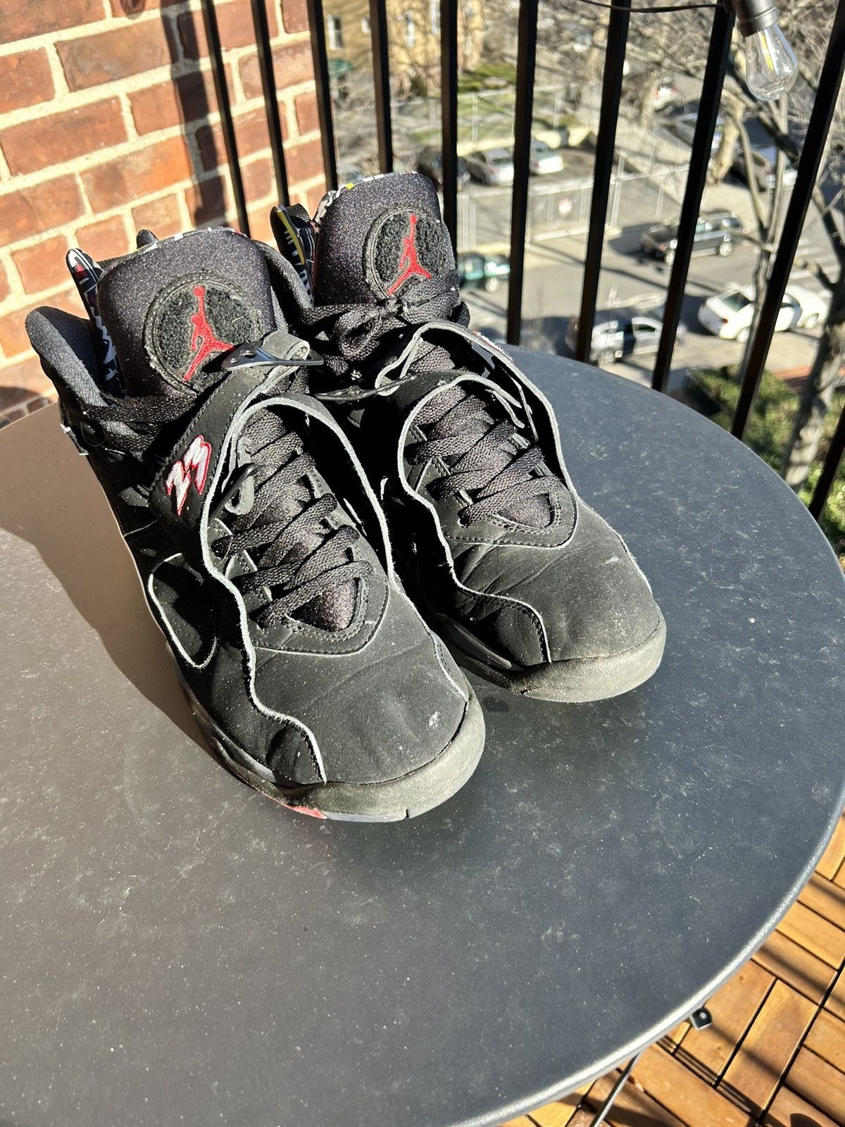 image of 2013 Playoff 8S Shoes in Black, Men's (Size 12)