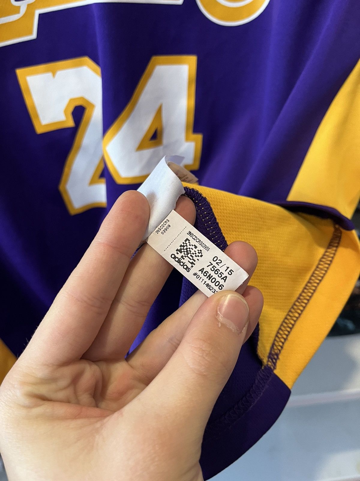 Adidas Adidas Los Angeles Lakers Mens Kobe Bryant Basketball Jersey Size US M / EU 48-50 / 2 - 16 Thumbnail