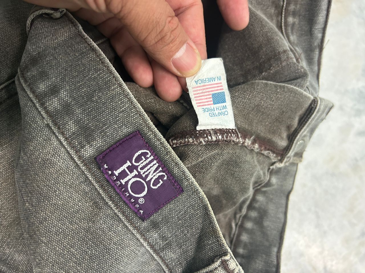 Japanese Brand Vintage Gung Ho "Baker" Fatigue Pants Size US 31 - 14 Thumbnail