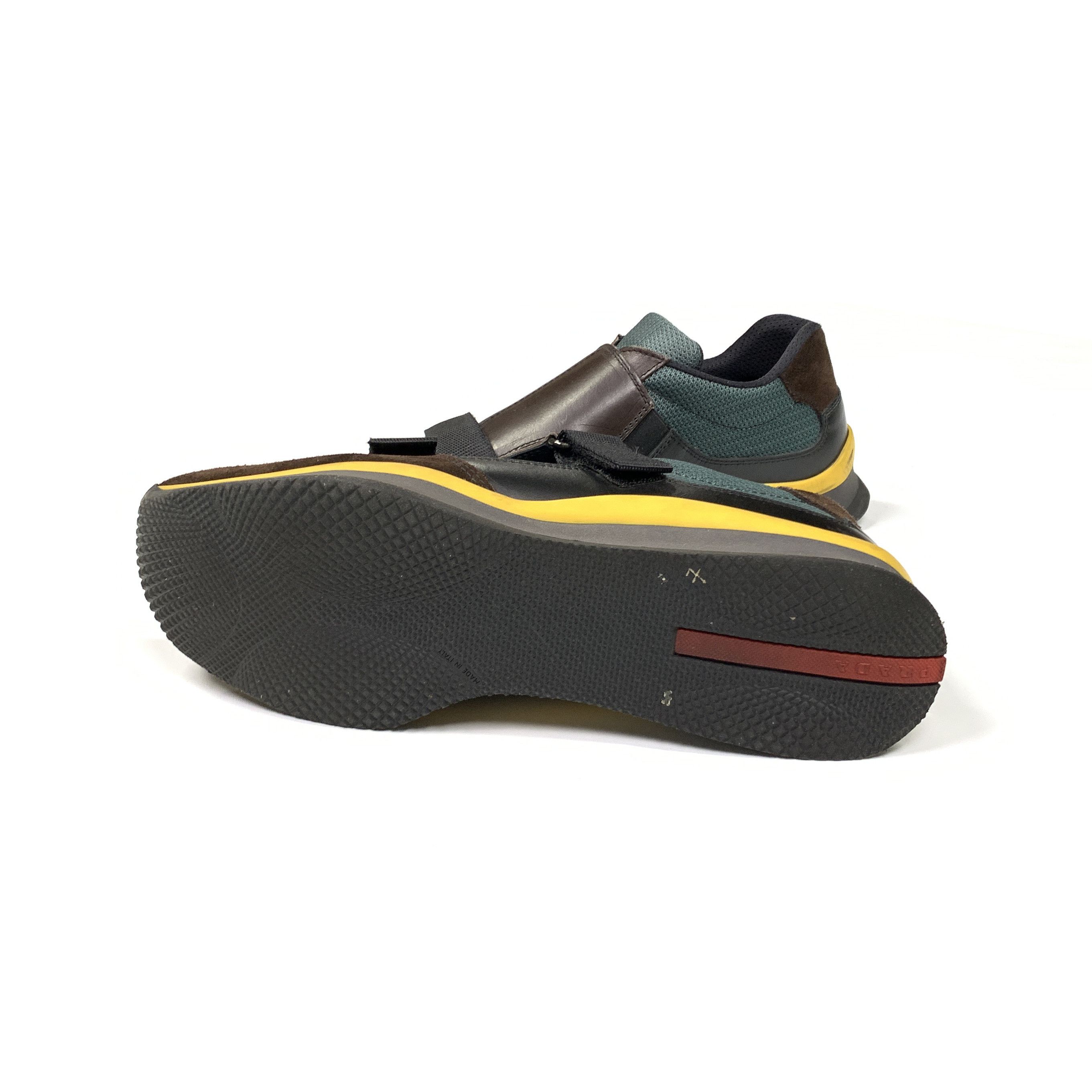 Prada 2000s Strapped Racing Shoes Size US 11 / EU 44 - 5 Thumbnail