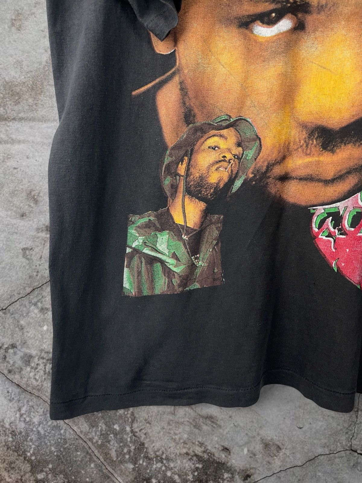 Rap Tees Vintage OG 90s Method Man Rap Tee Bootleg Wu Tang T-shirt Size US XL / EU 56 / 4 - 9 Thumbnail