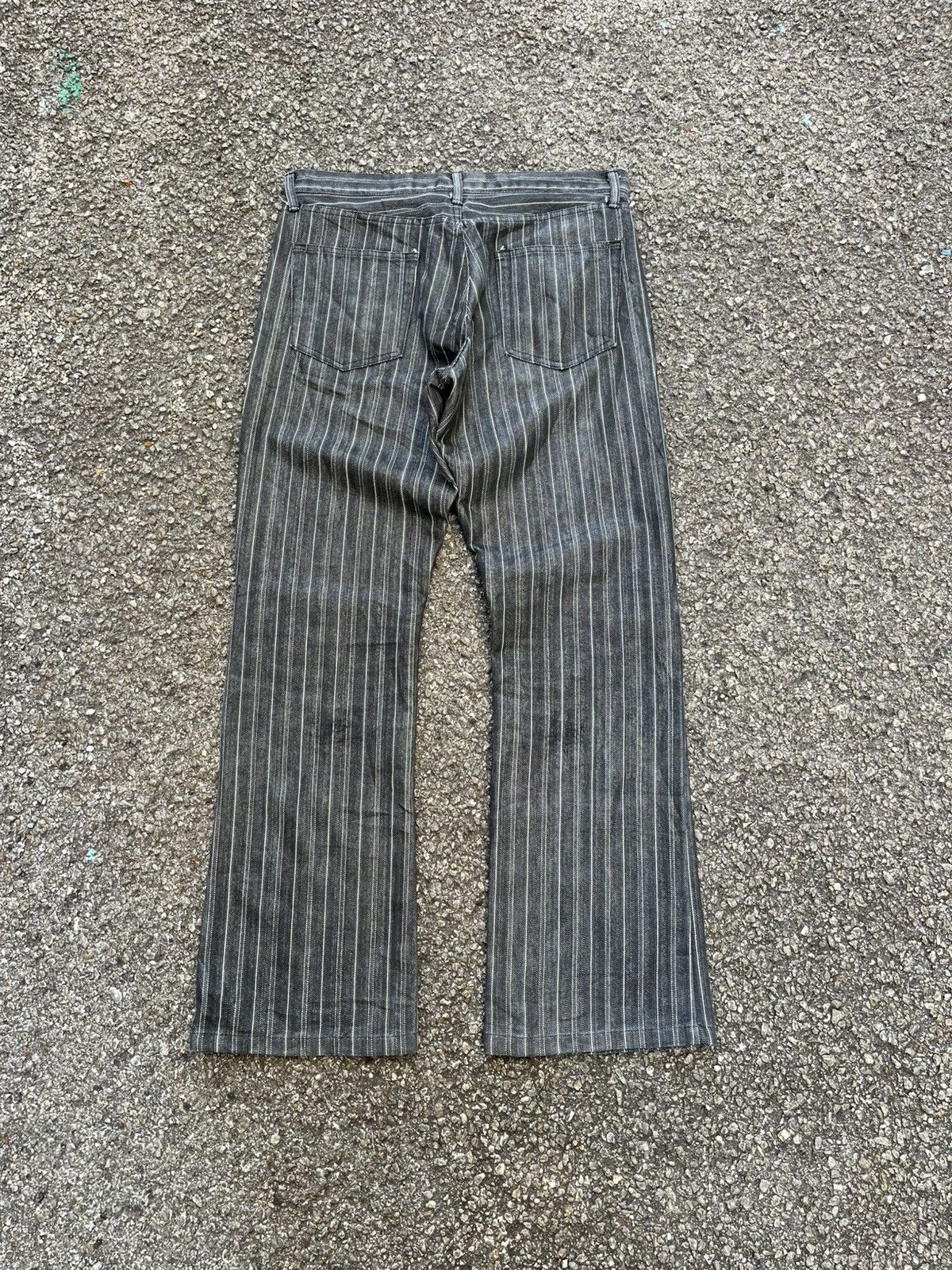 Hysteric Glamour Semantic Design Japan Flare Stripes Bootcut Pants Size US 31 - 10 Thumbnail