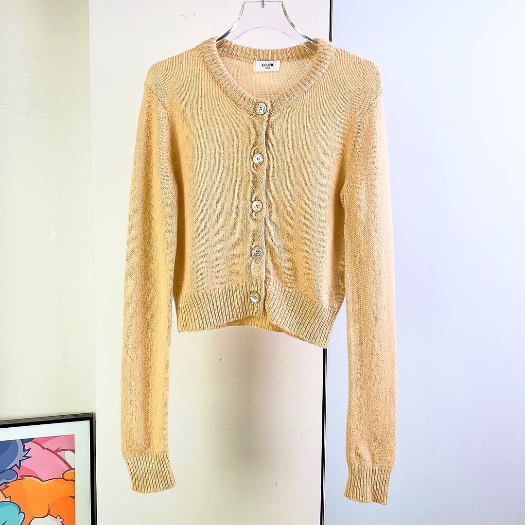 Celine Celine Cashmere Blend Cardigan Size S Size S / US 4 / IT 40 - 1 Thumbnail