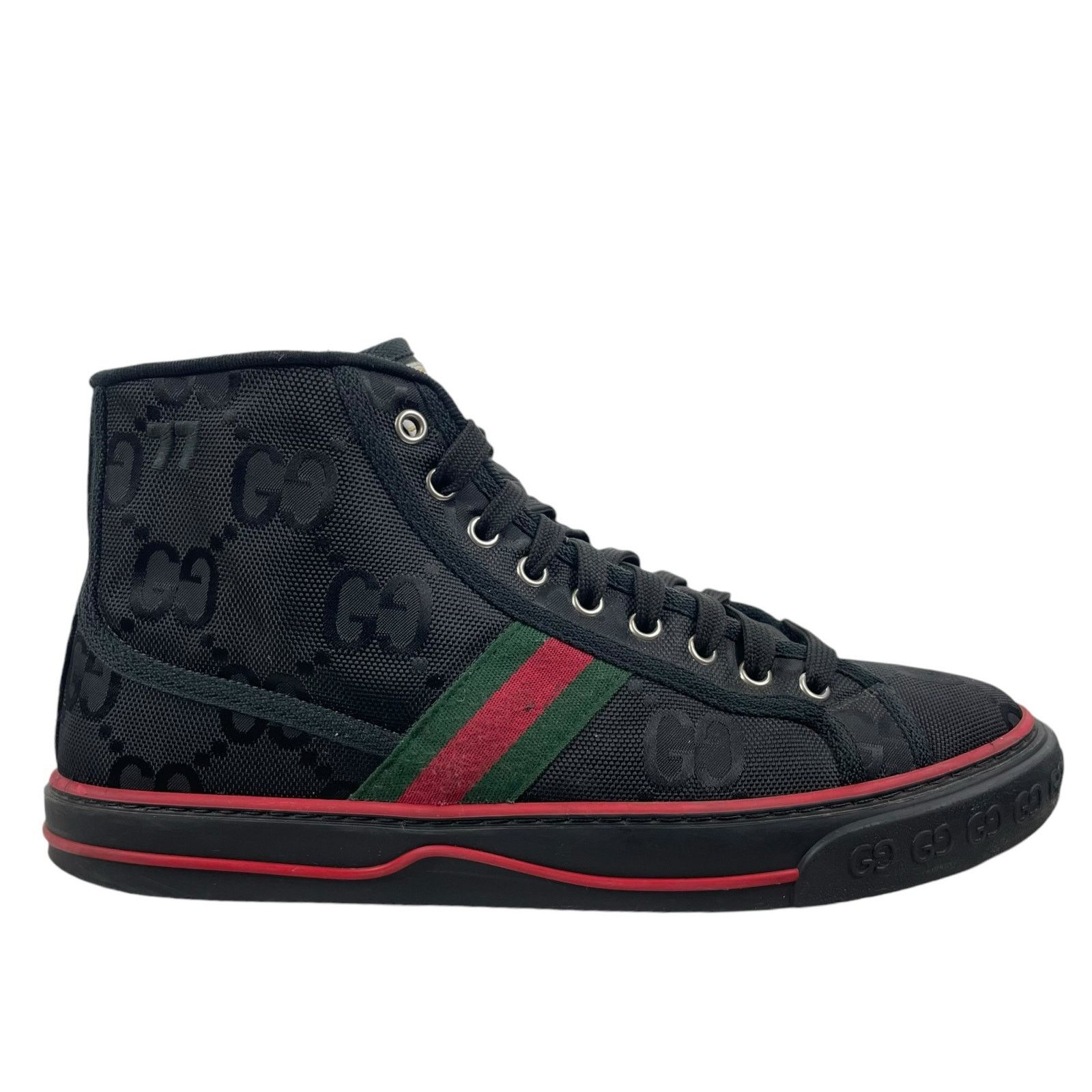 Gucci mens high top trainers hotsell