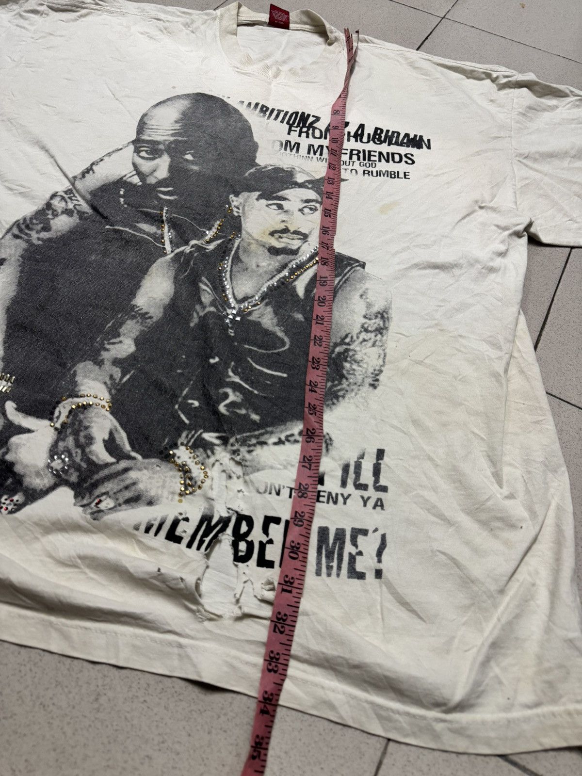 Band Tees VINTAGE TUPAC SHAKUR MEMORY QUOTES SHIRT 4XL Size US XXL / EU 58 / 5 - 7 Thumbnail