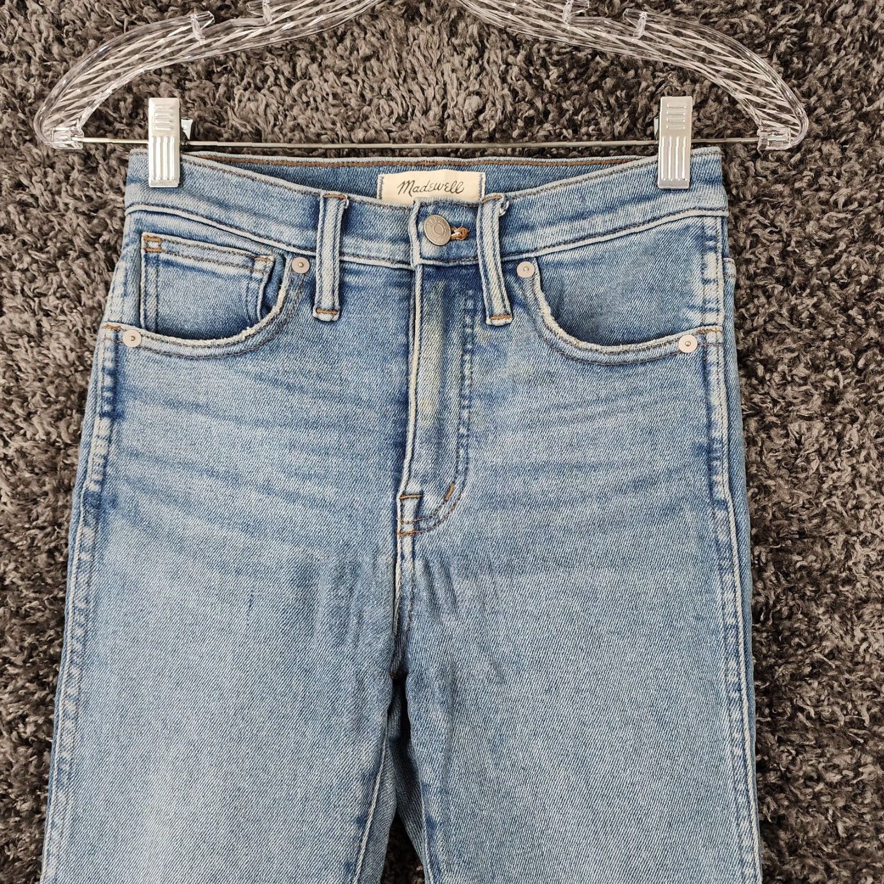Madewell Madewell Jeans Women 24 Skinny High Rise 10" Blue Denim Womens Size 42" / US 20 - 2 Thumbnail