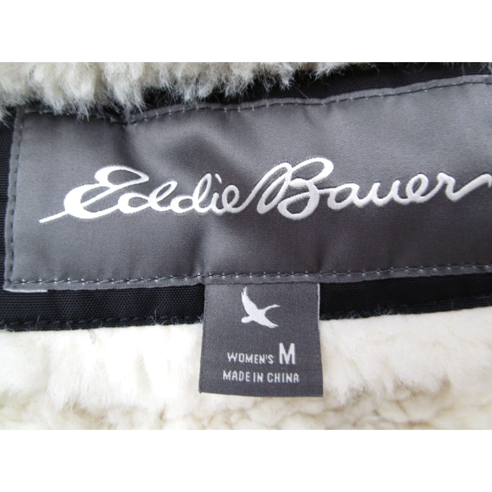 Eddie Bauer Eddie Bauer Vest Women Medium Black EB650 Down Full Zip Sherpa Lined Puffer Size M / US 6-8 / IT 42-44 - 2 Thumbnail