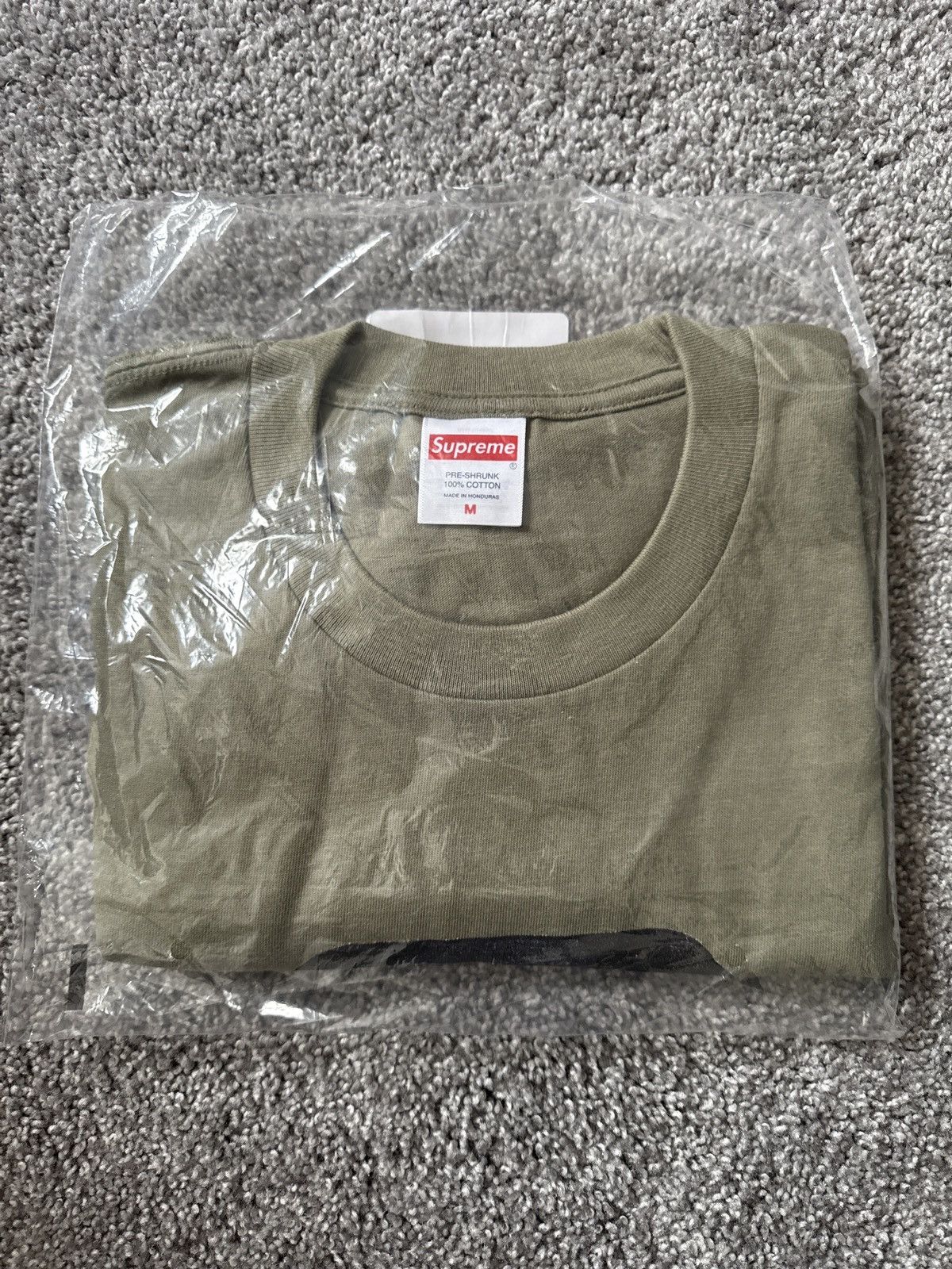 Supreme Wu Tang Clan RZA Tee Light Olive Size US M / EU 48-50 / 2 - 4 Thumbnail