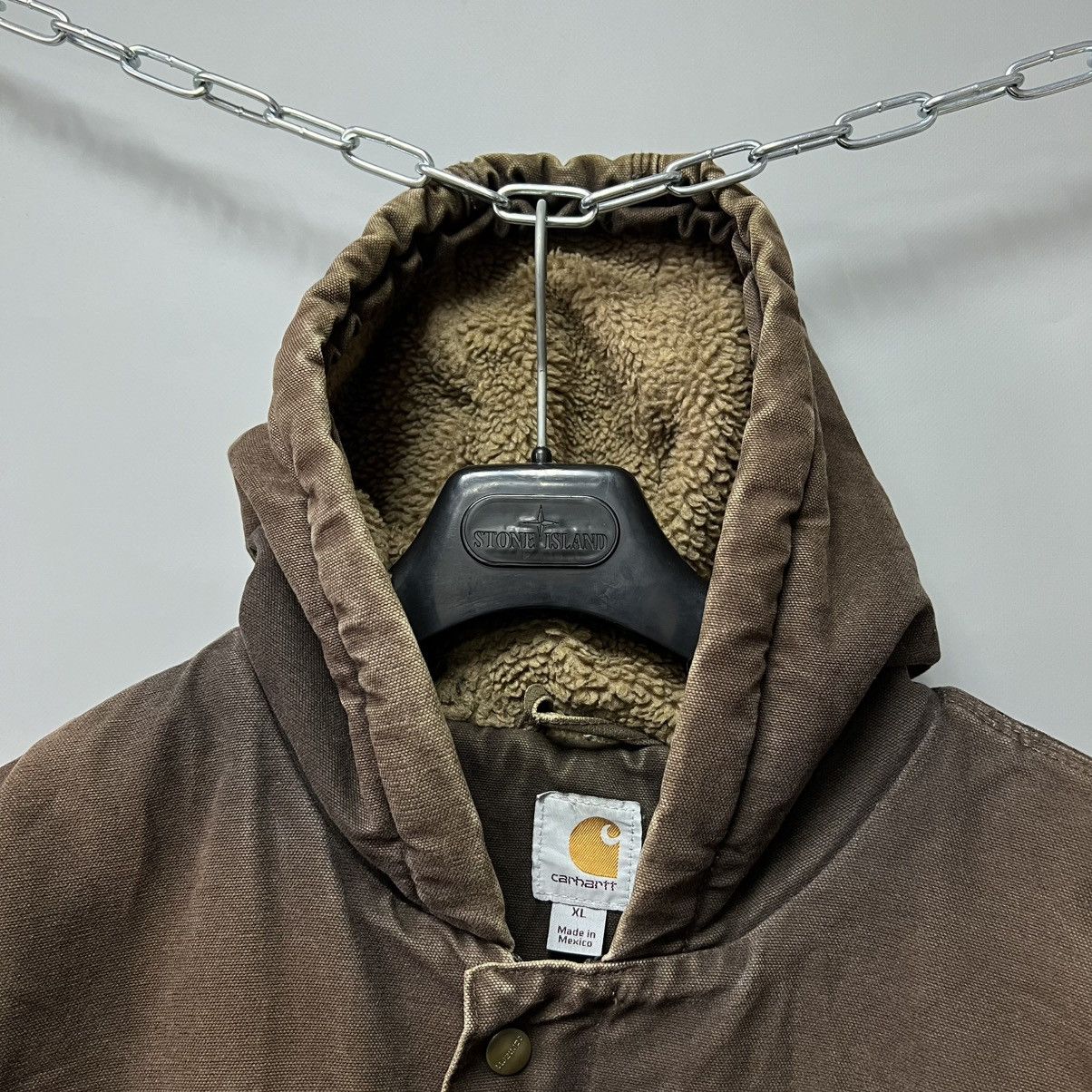 Carhartt Carhartt Sandstone Barlett Jacket Vintage Sherpa Brown faded Size US XL / EU 56 / 4 - 5 Thumbnail