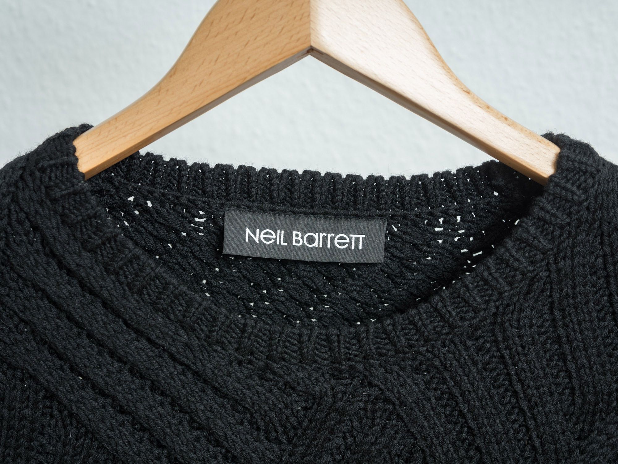 Neil Barrett Neil Barrett Wool Ottoman Sweater XL Size US XL / EU 56 / 4 - 4 Thumbnail