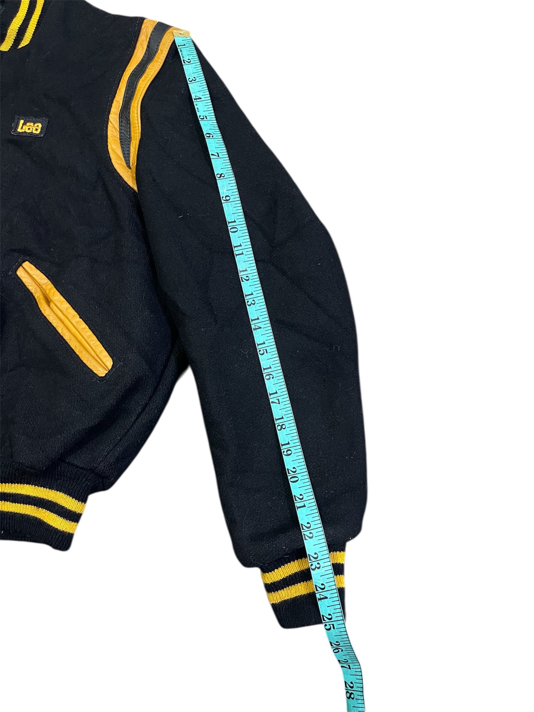 Lee True Vintage 70s Lee Varsity Delong Black/Yellow Jacket Size US M / EU 48-50 / 2 - 20 Thumbnail