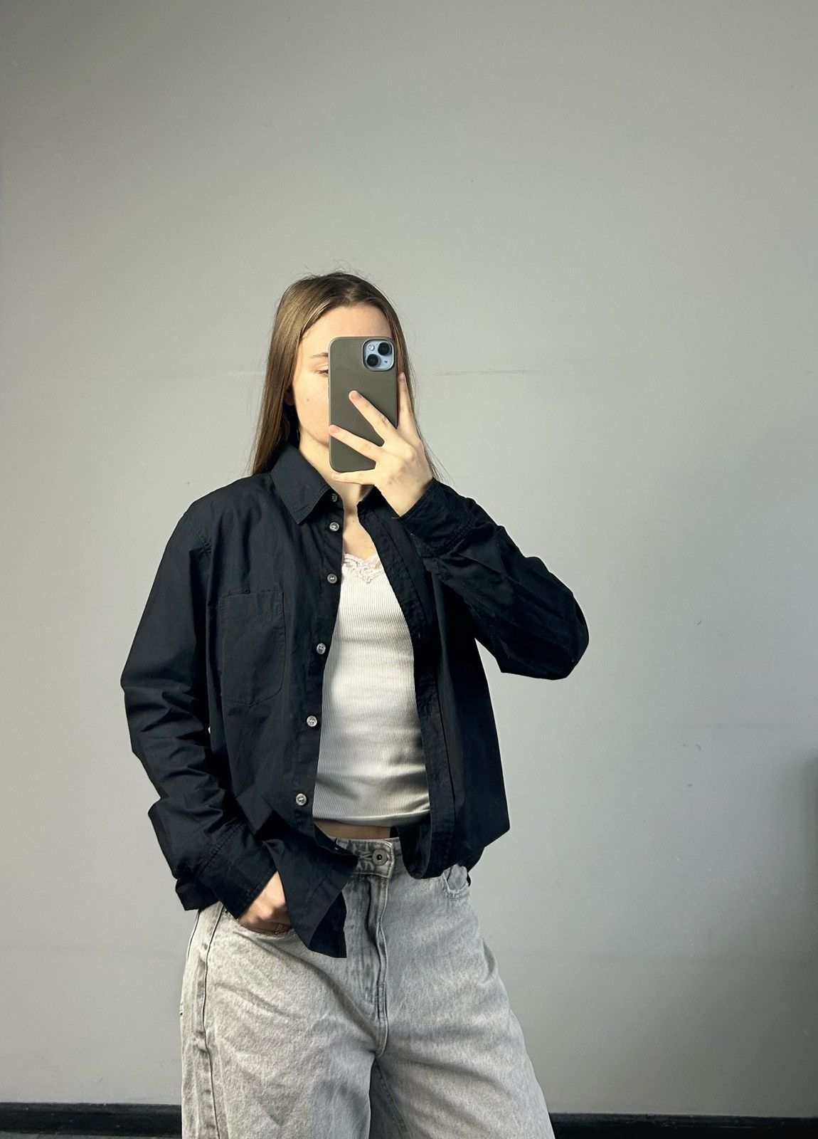 Acne Studios Vintage acne studios Shirt with embroidered logo women small Size S / US 4 / IT 40 - 6 Thumbnail