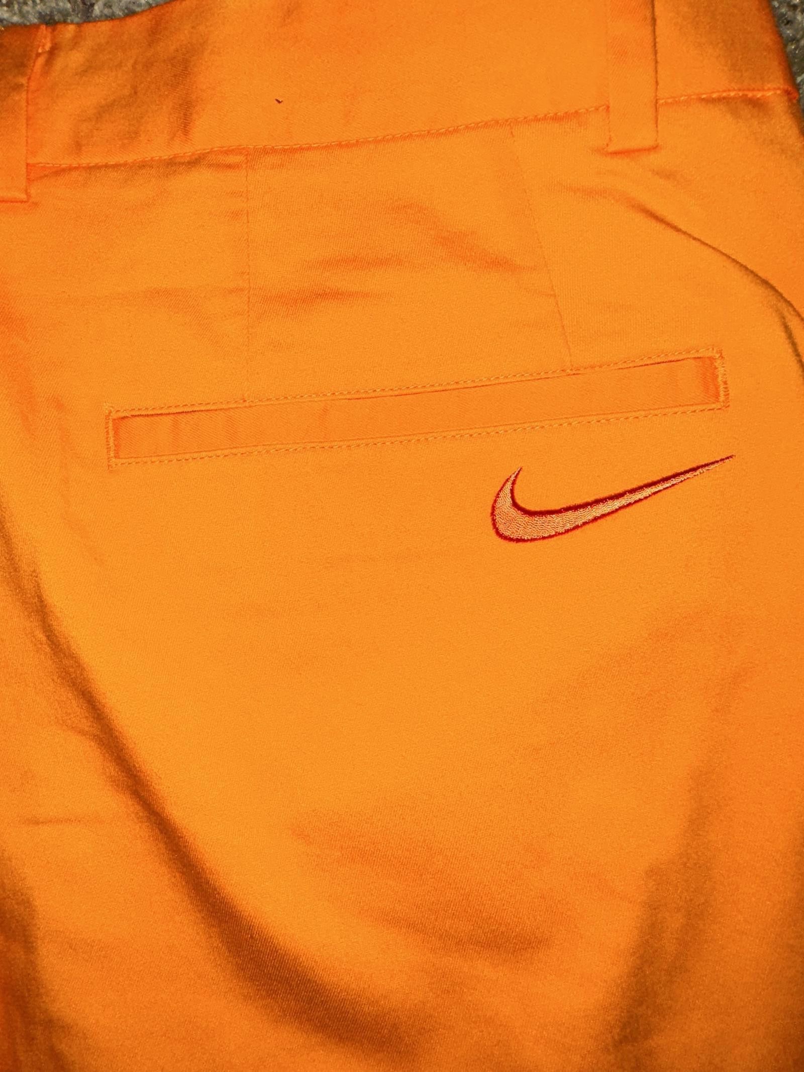 Nike Nike Golf Mens Dri-Fit Modern Fit Orange Shorts Sample Size US 34 / EU 50 - 6 Thumbnail