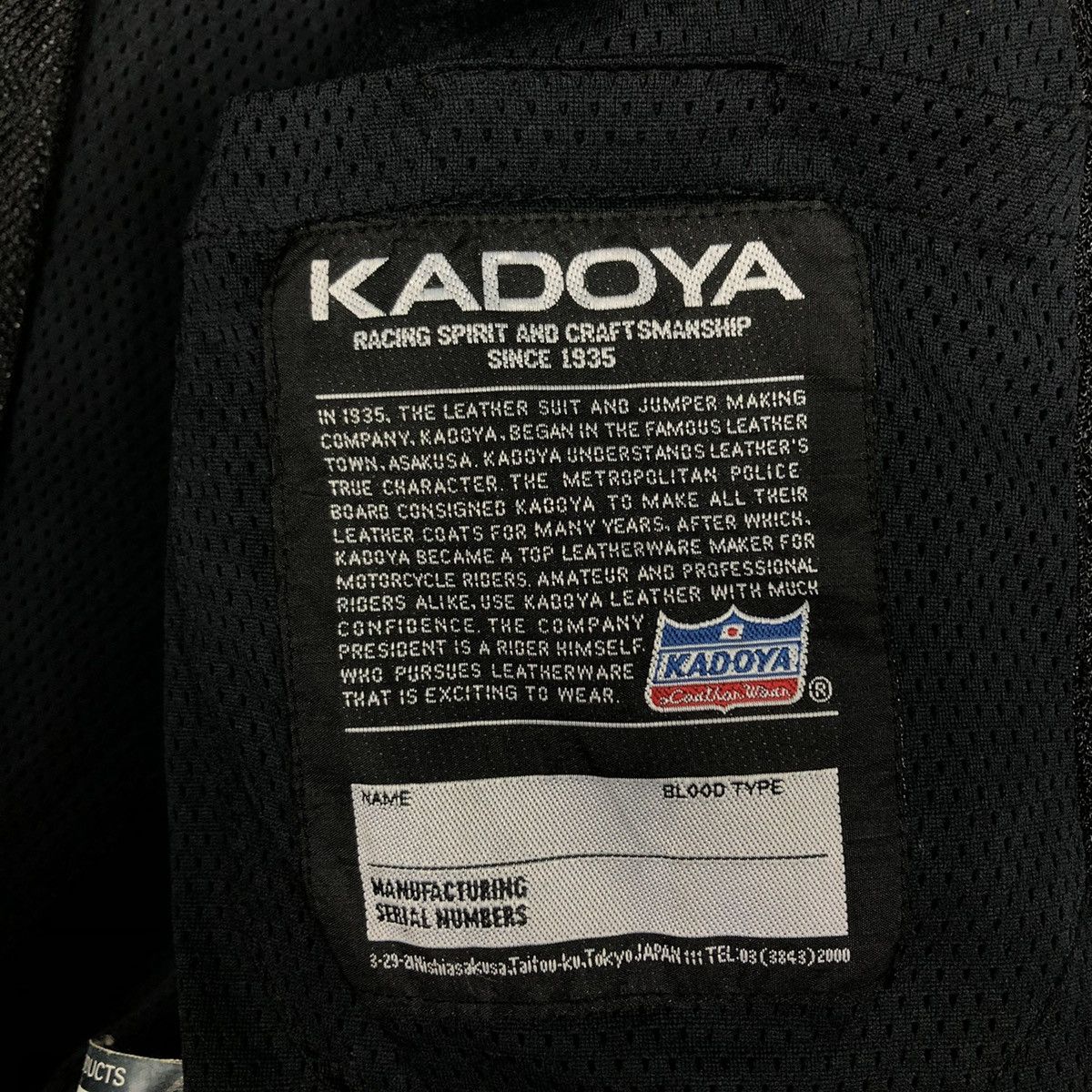 Kadoya 🔥KADOYA VINTAGE LEATHER JACKET BIKER BATTLESUIT CLASHKING Size US L / EU 52-54 / 3 - 21 Thumbnail