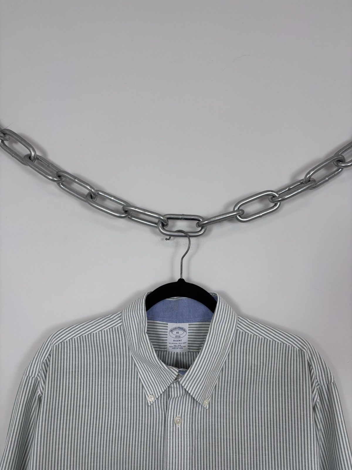 Brooks Brothers Brooks Brothers 1818 Regent Men’s Striped Long Sleeve Shirt Size US XL / EU 56 / 4 - 3 Thumbnail