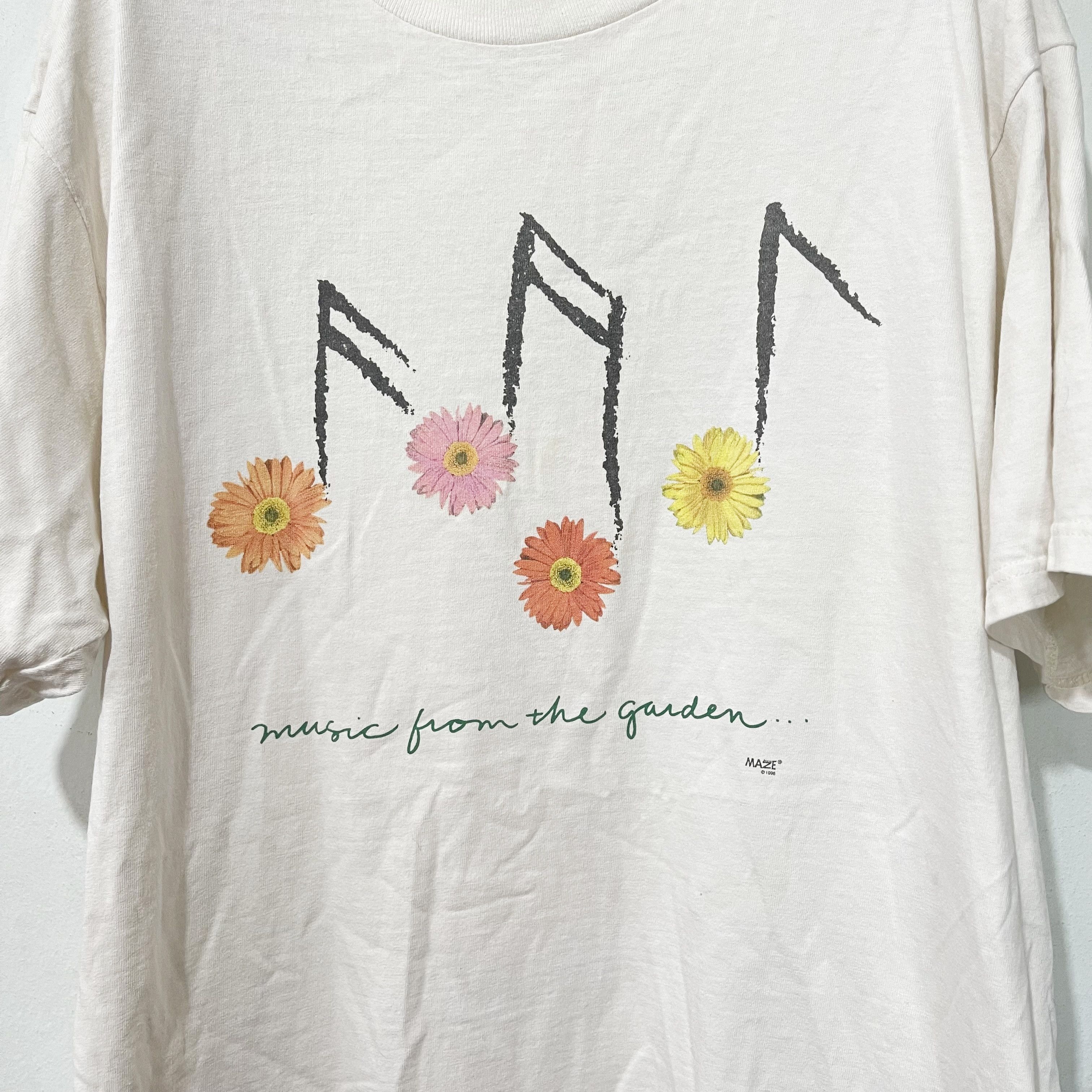 Vintage Vintage 90s Music From the Garden Maze T-Shirt Size US L / EU 52-54 / 3 - 2 Thumbnail