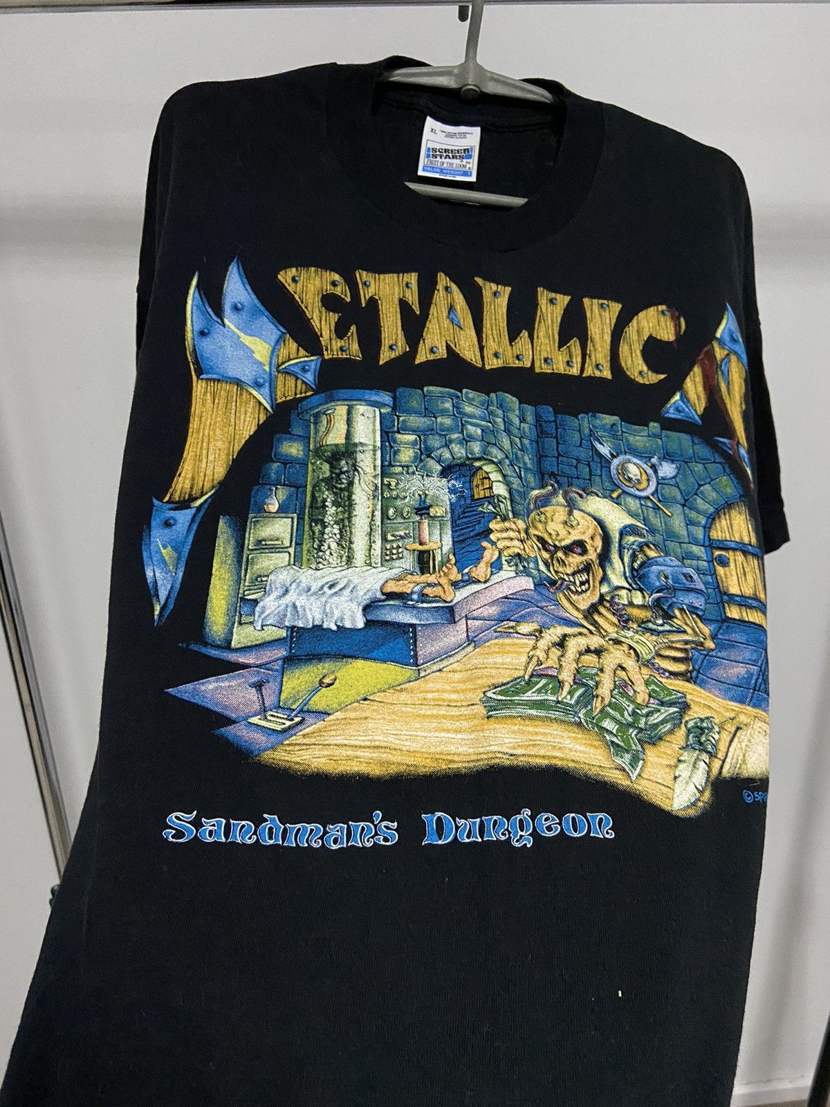 Metallica × Vintage Metallica sandman's dungeon big print rock t shirt vintage Size US XL / EU 56 / 4 - 5 Thumbnail