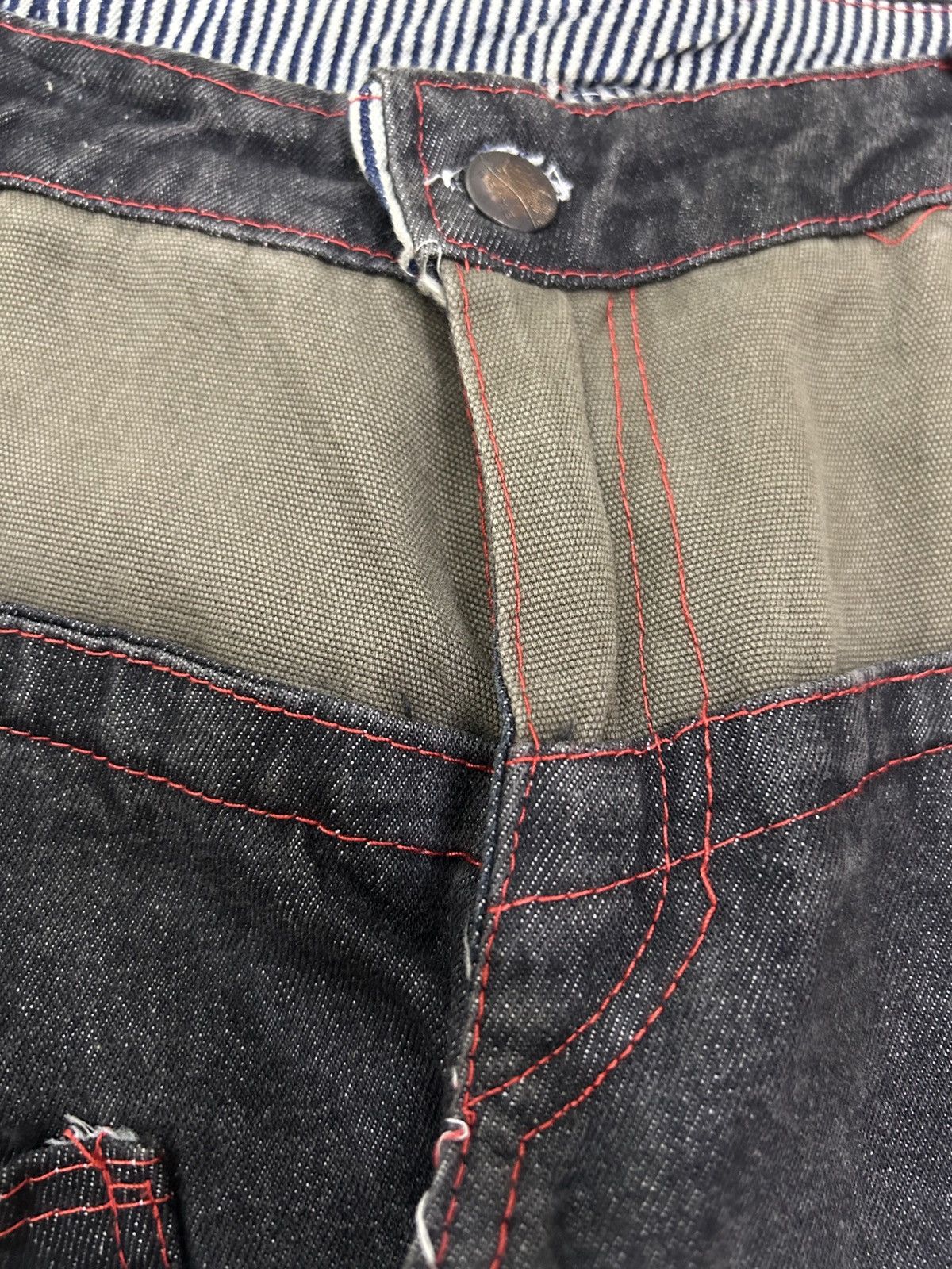 Japanese Brand × Vintage Vintage Japanese Denim mud wash Patches Jeans Size US 28 / EU 44 - 12 Thumbnail