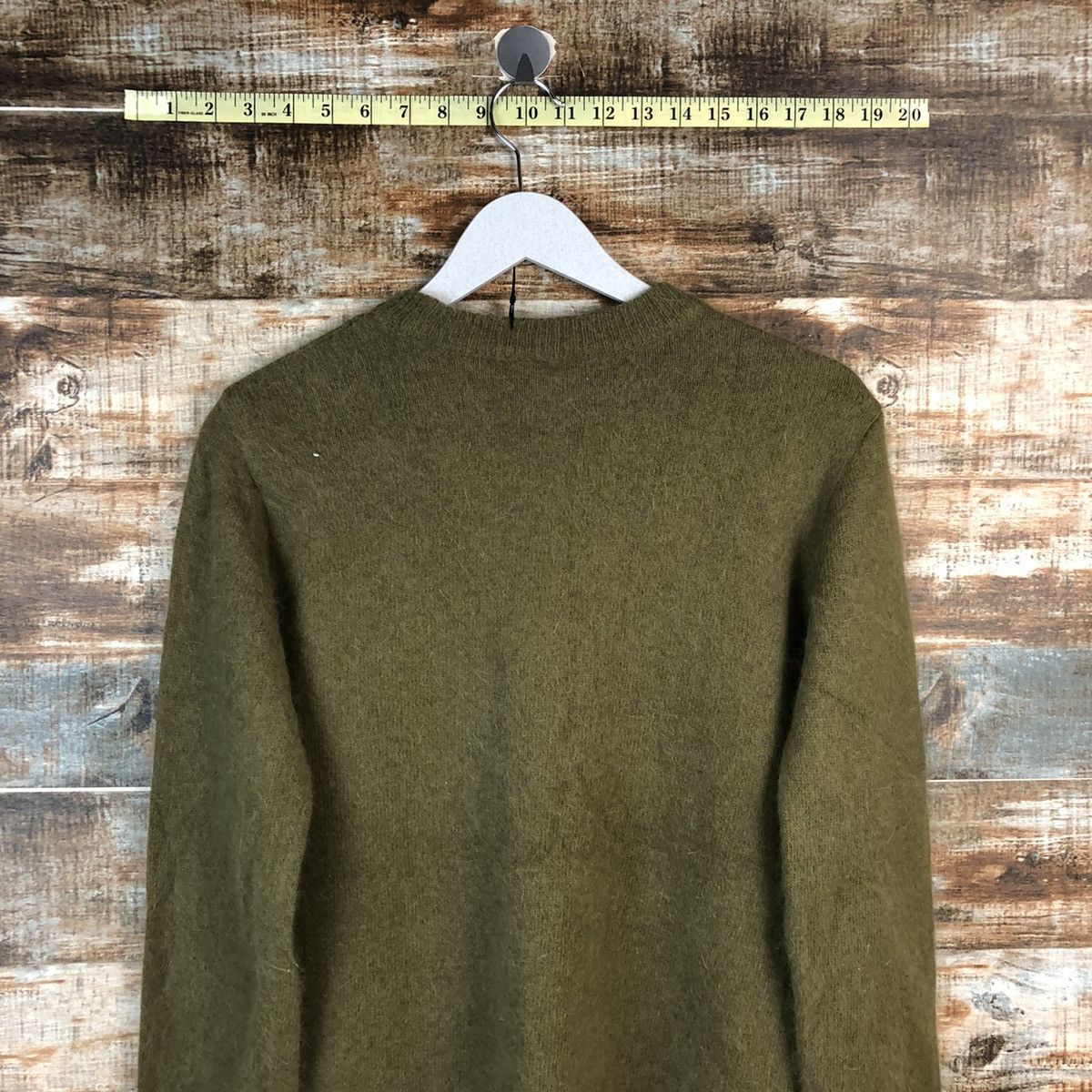 Homespun Knitwear × Japanese Brand Japanese Brand vintage Green Knitwear #A2249 Size US S / EU 44-46 / 1 - 11 Thumbnail