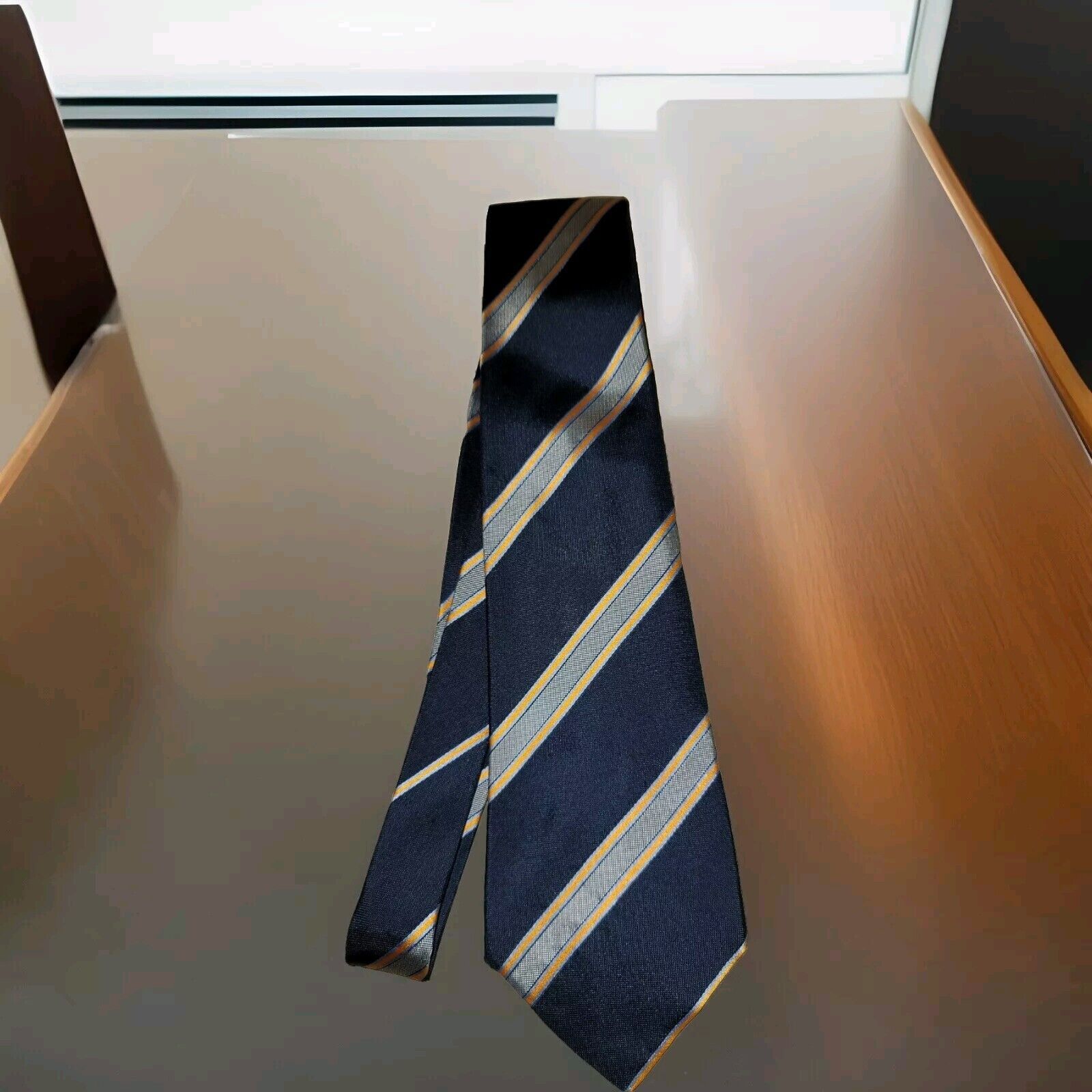 Kiton Kiton Men's Gray Striped Silk Neck Tie $495 Size ONE SIZE - 2 Thumbnail