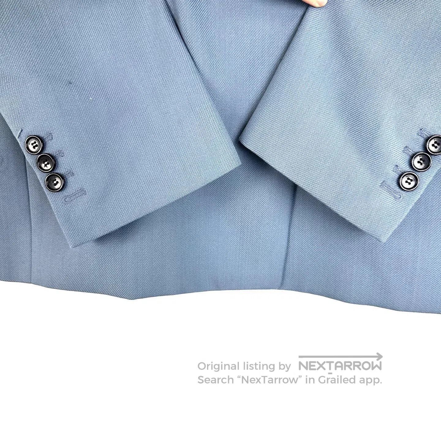 WE11DONE Blue Structured Blazer - XS. Size US XS / EU 42 / 0 - 5 Thumbnail
