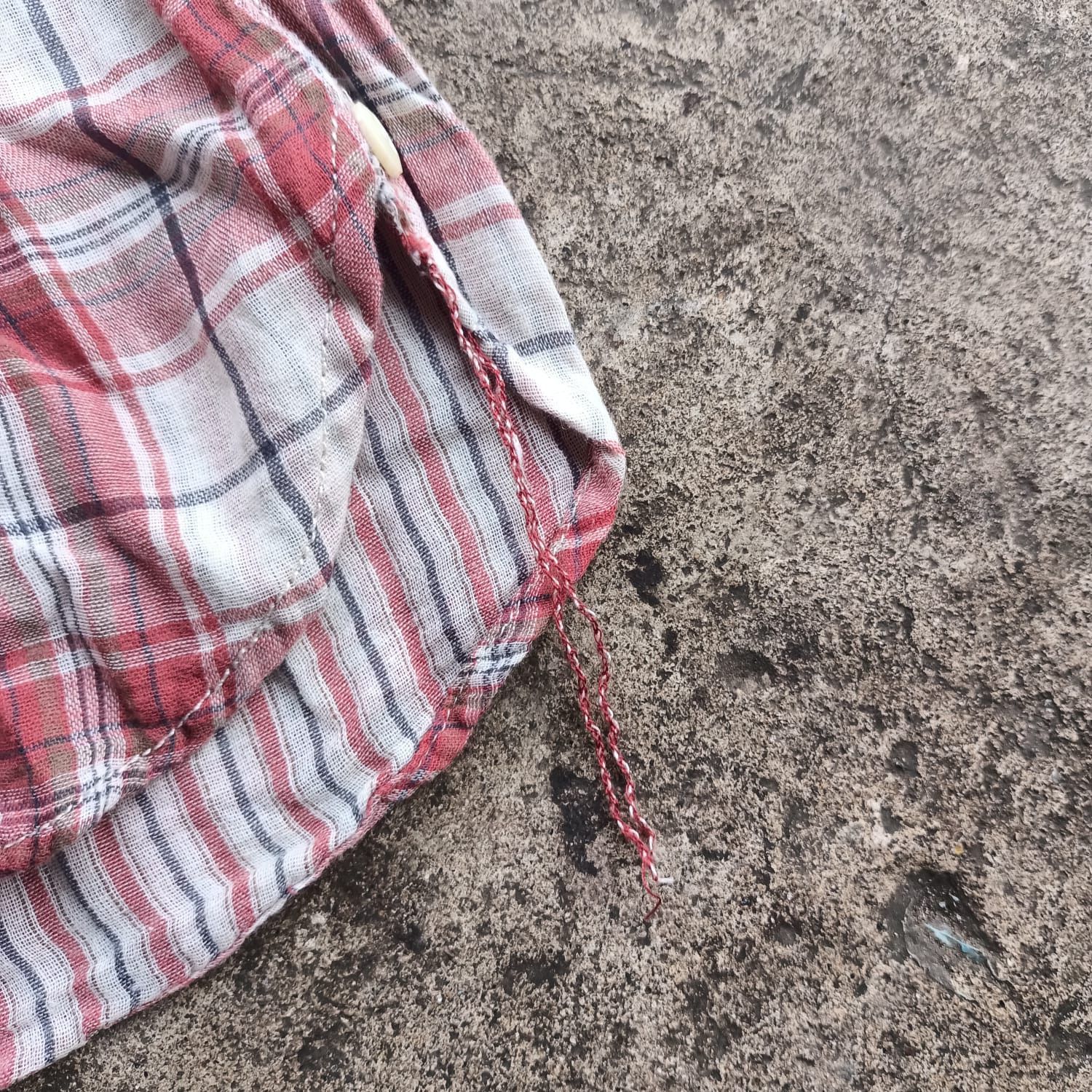 If Six Was Nine × Japanese Brand × Le Grande Bleu (L.G.B.) 00s GOA plaid L/s shirt Size US S / EU 44-46 / 1 - 7 Thumbnail