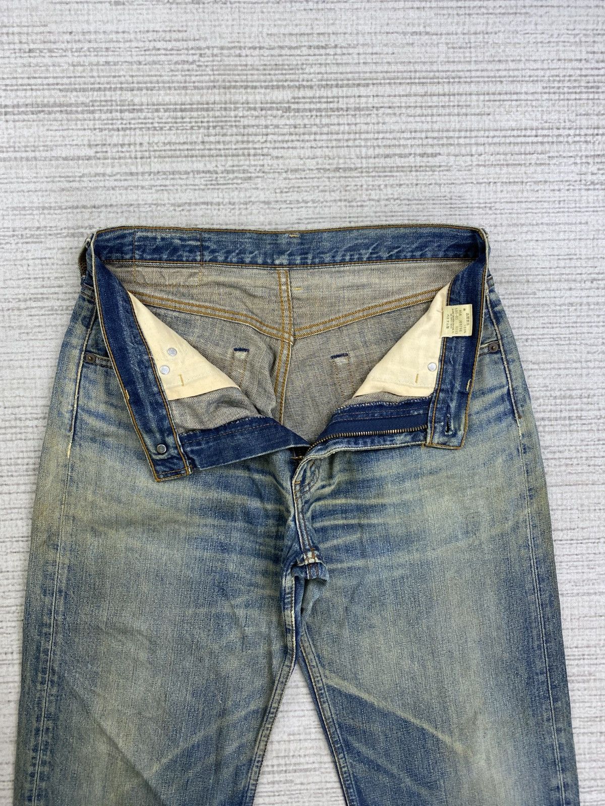 Levi's 🔥Vintage Levis 503 Distressed Denim Pants Size US 31 - 6 Thumbnail