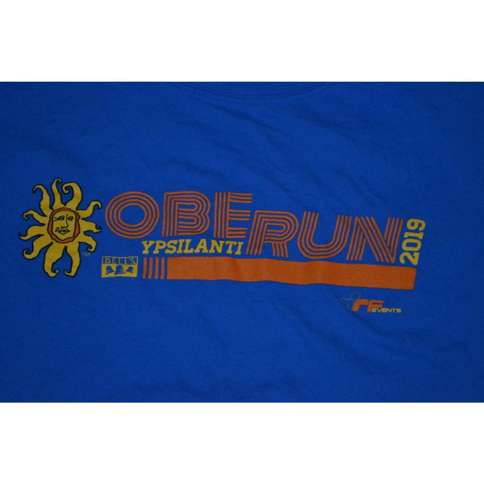 Vintage Bell's Oberun 2019 Ypsilanti T Shirt Small Men's Graphic Tee Blue Beer Running 5K Oberon Bell's Brewing T-Shirt Size US S / EU 44-46 / 1 - 2 Thumbnail