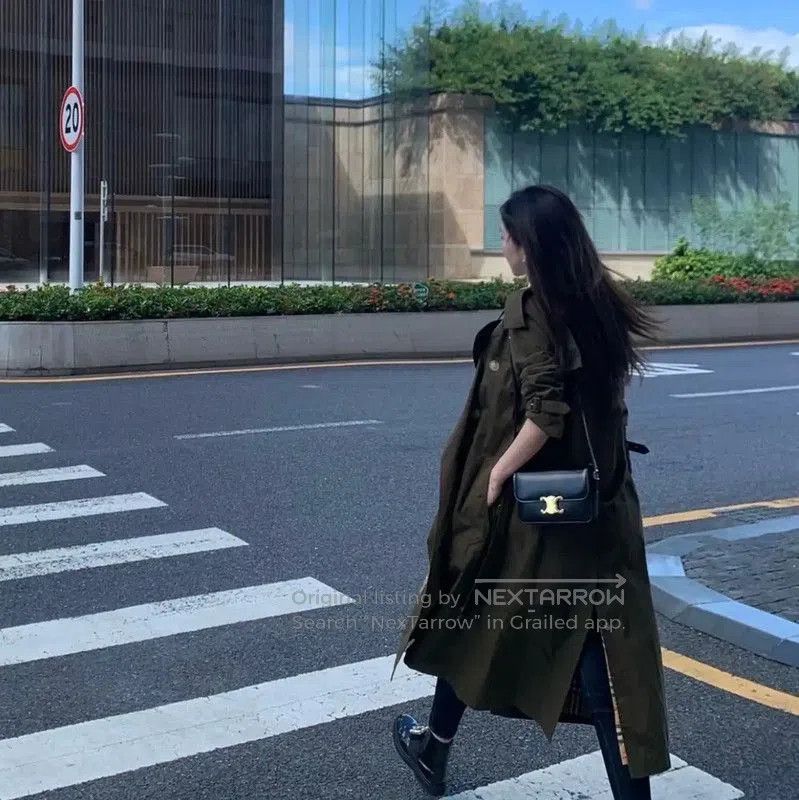 Burberry Burberry Women's Military Green Short Coat. Size S / US 4 / IT 40 - 8 Thumbnail