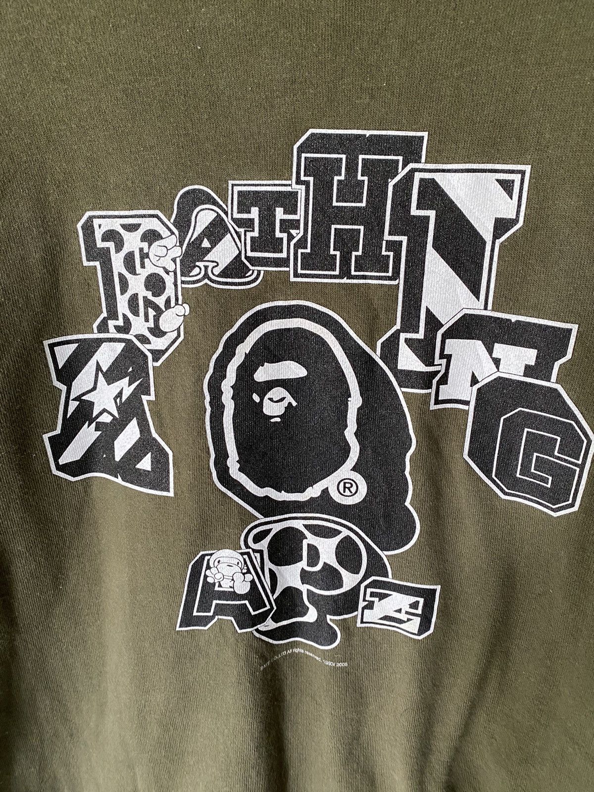 Bape AW2005 BAPE kiss Anarchy college Star reversible sweat Size US L / EU 52-54 / 3 - 12 Thumbnail