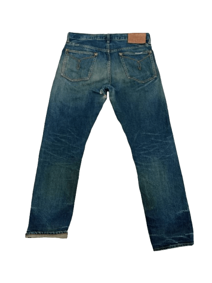 Vintage Vintage MYNT Denim Selvedge Distressed Jeans Made in Usa Size US 32 / EU 48 - 2 Thumbnail