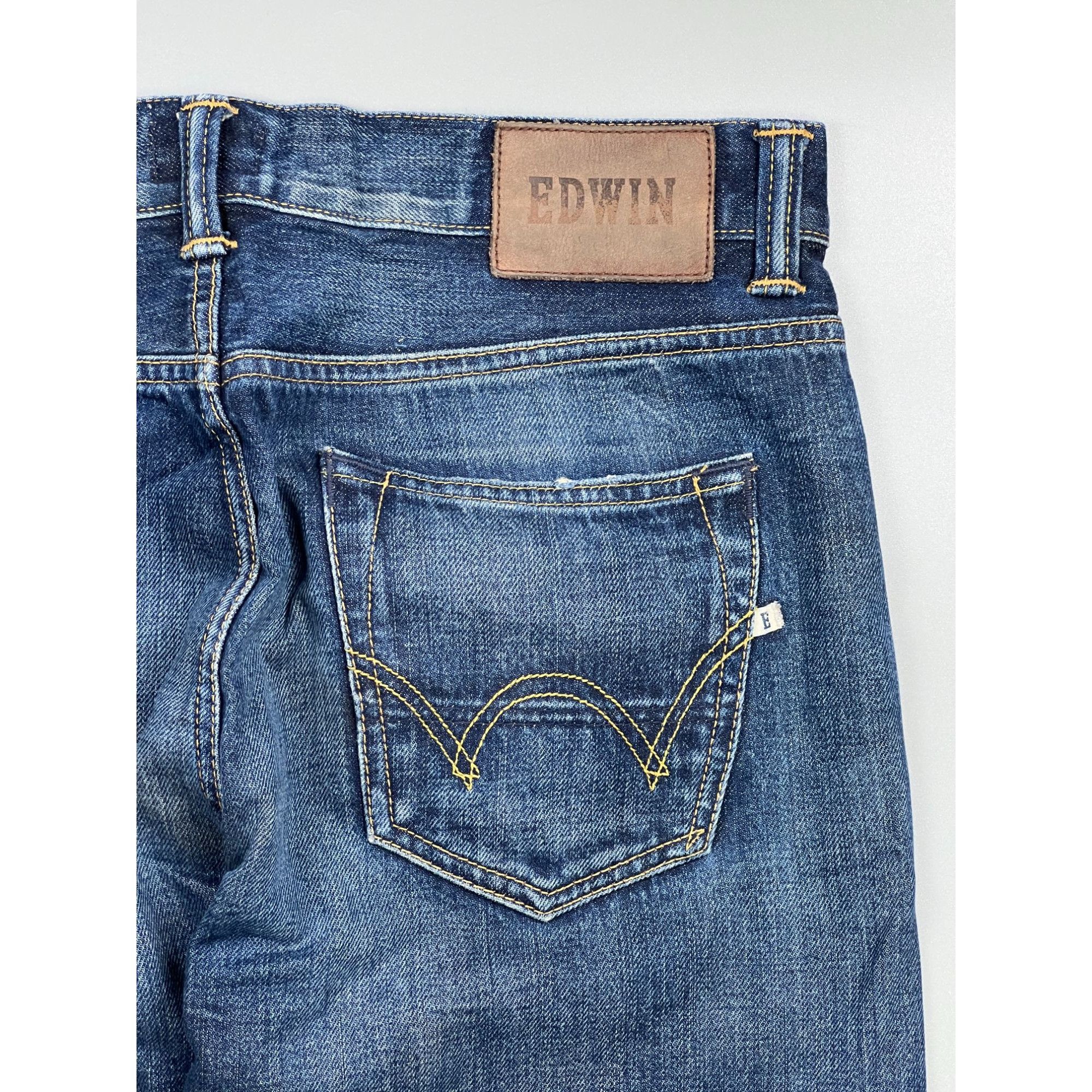 Edwin Edwin ED-80 Selvedge Denim Jeans Pants (Y0930) Size US 31 - 14 Thumbnail