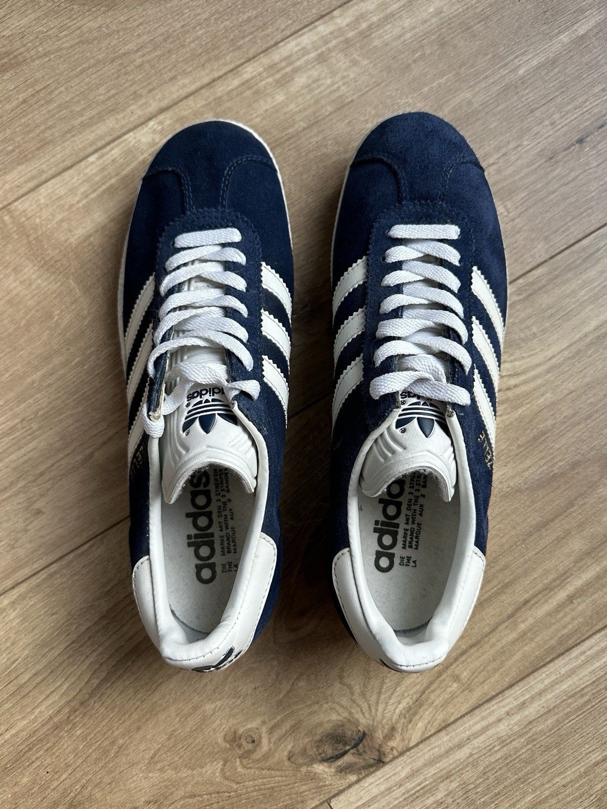 Adidas Vintag 90s Adidas Gazelle 1996 Shoes Sneakers Trainers Rare Size US 9 / EU 42 - 6 Thumbnail