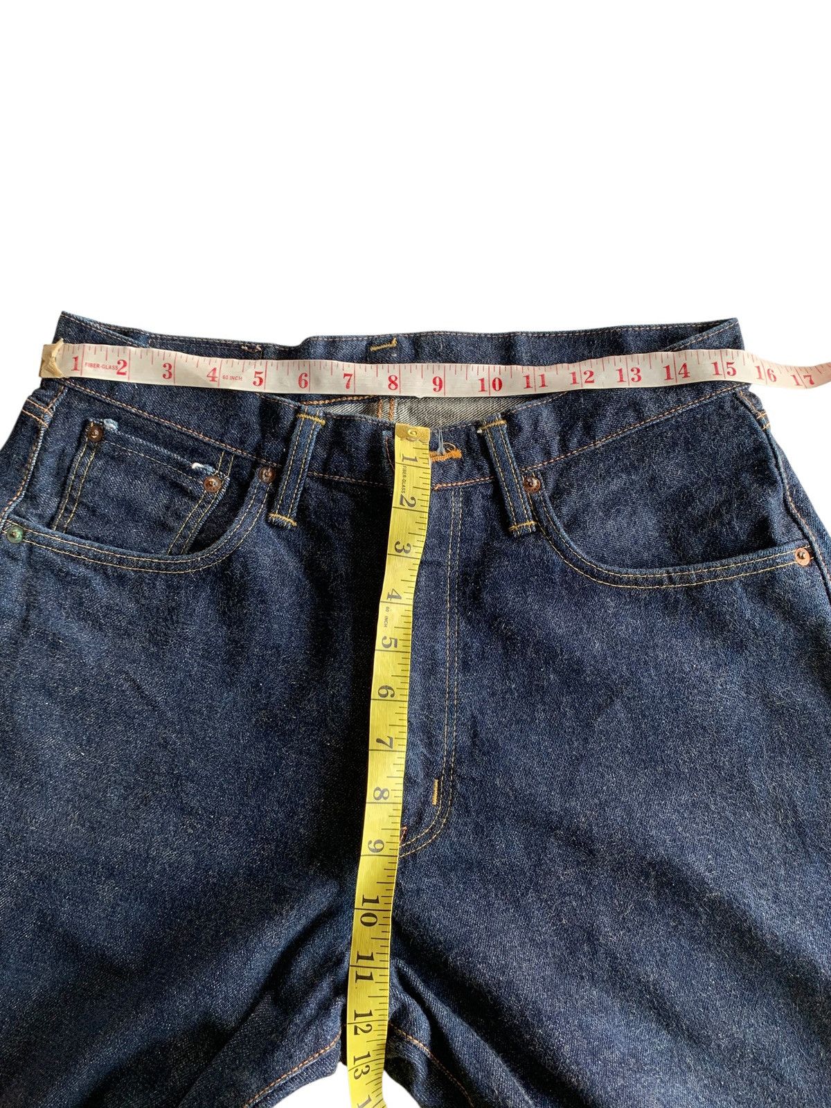 Kapital VINTAGE EDWIN 505 SELVEDGE BAGGY JAPANESE DENIM Size US 31 - 19 Thumbnail