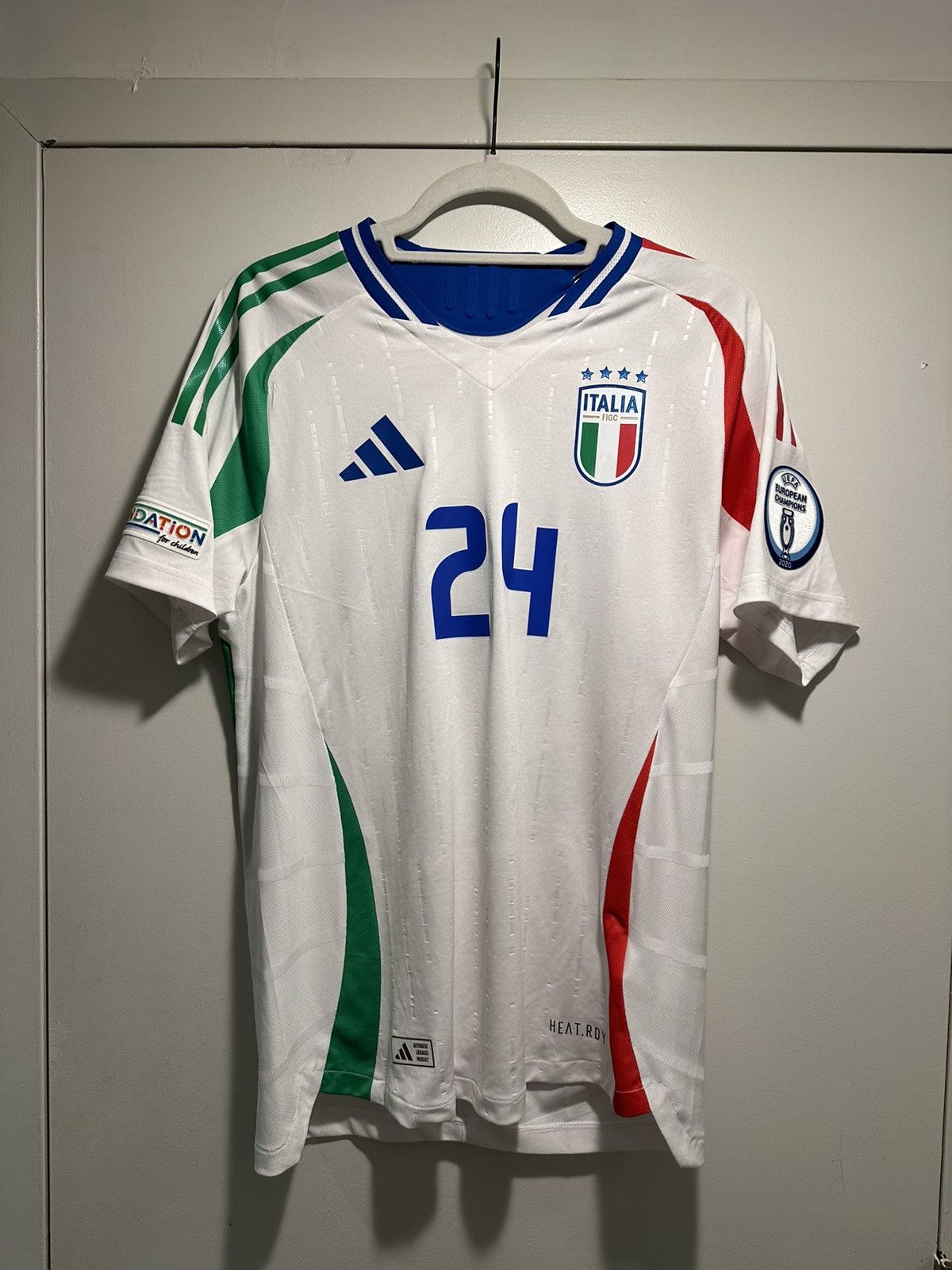 Adidas Player Version Italy Euro 2024 Away Adidas M Cambiaso #24 Size US M / EU 48-50 / 2 - 2 Thumbnail