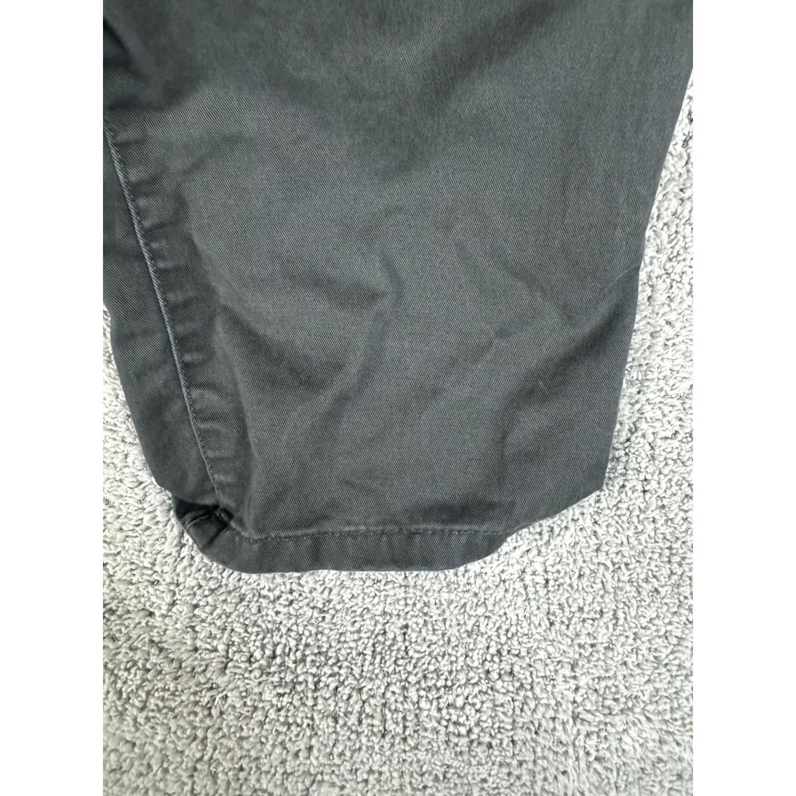 Bonobos Bonobos Pants Mens 33x32 Gray Tailored Chino Slim Casual Cotton Stretch Dress Pants Size US 33 - 7 Thumbnail