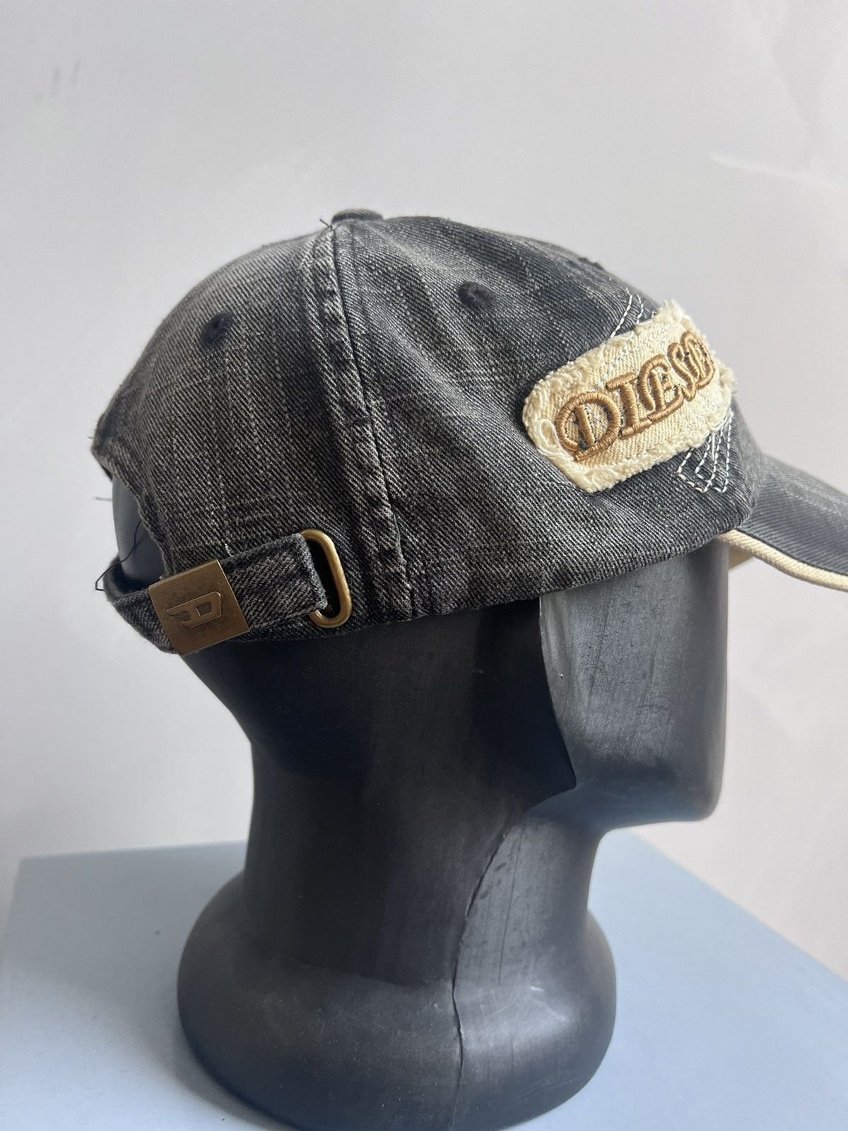 Diesel × Vintage Diesel Avantgarde Japanese Style Unisex Hat/Cap Rhinestones Size ONE SIZE - 3 Thumbnail