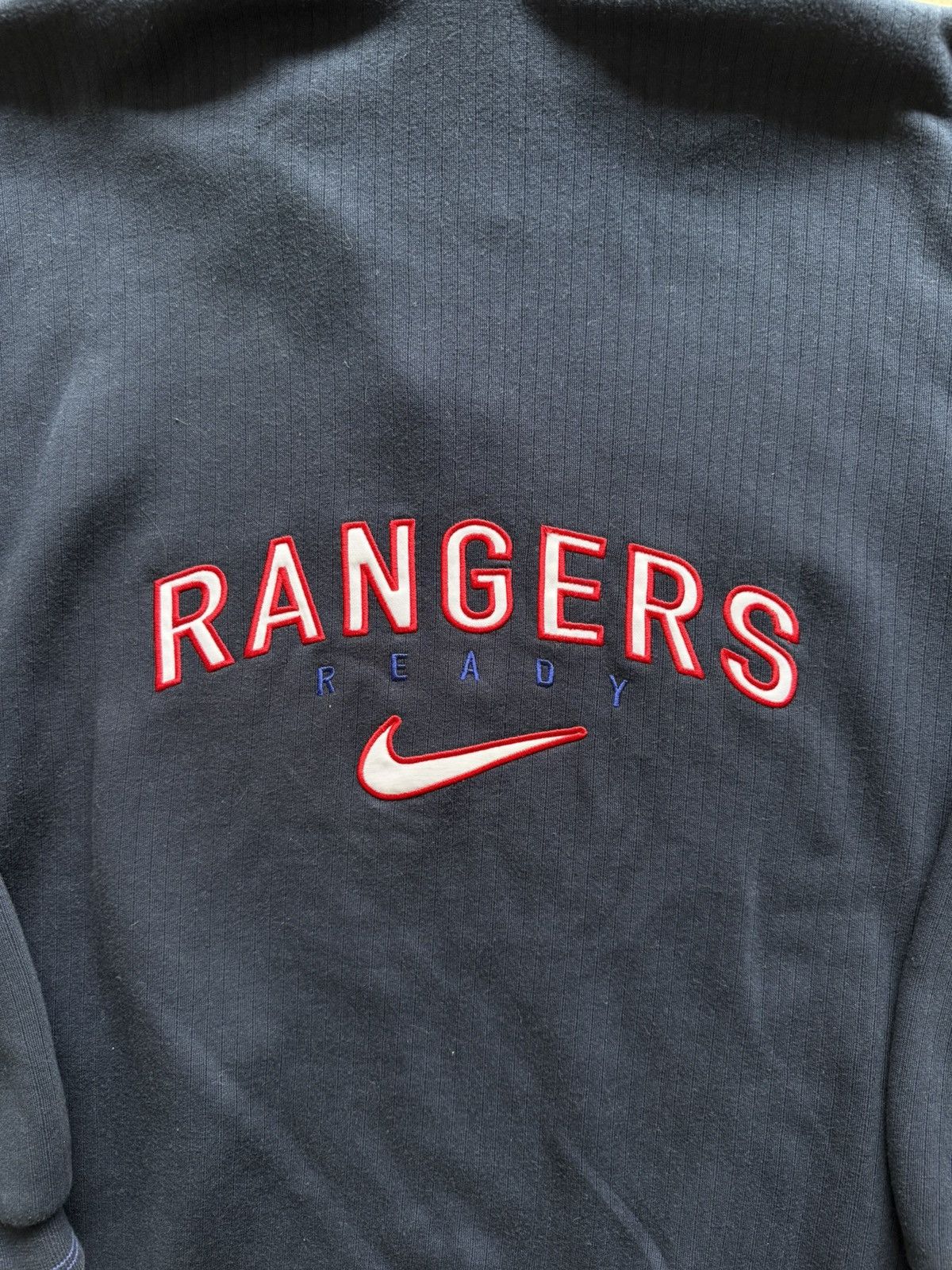 Nike Vintage 90s Nike Rangers FC Soccer Quarter Zip Sweatshirt Size US XL / EU 56 / 4 - 5 Thumbnail