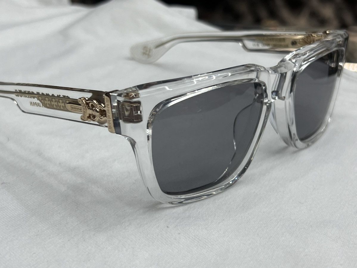 Chrome Hearts Chrome Hearts Box Officer Crystal Sunglasses Size ONE SIZE - 2 Thumbnail