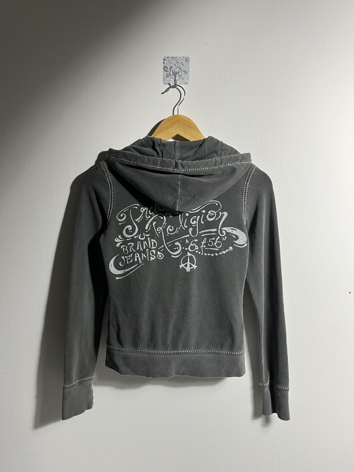 True Religion True Religion I6W9 Punk Seditionaries Hoodie Size XS / US 0-2 / IT 36-38 - 10 Thumbnail