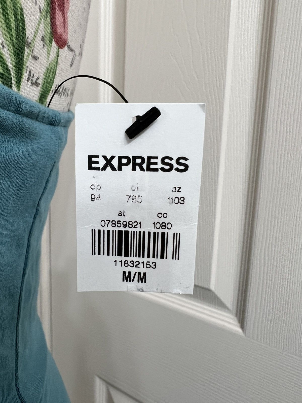 Express Express Teal Halter mini cotton Dress size M Size M / US 6-8 / IT 42-44 - 6 Thumbnail
