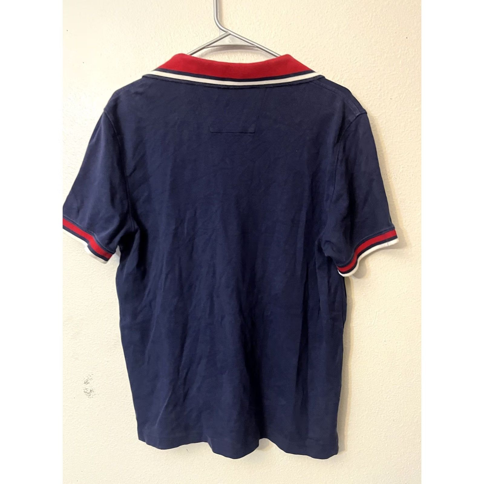 Nautica Nautica Shirt Polo Mens Medium Navy Solid Short Sleeve Size Size US M / EU 48-50 / 2 - 3 Thumbnail