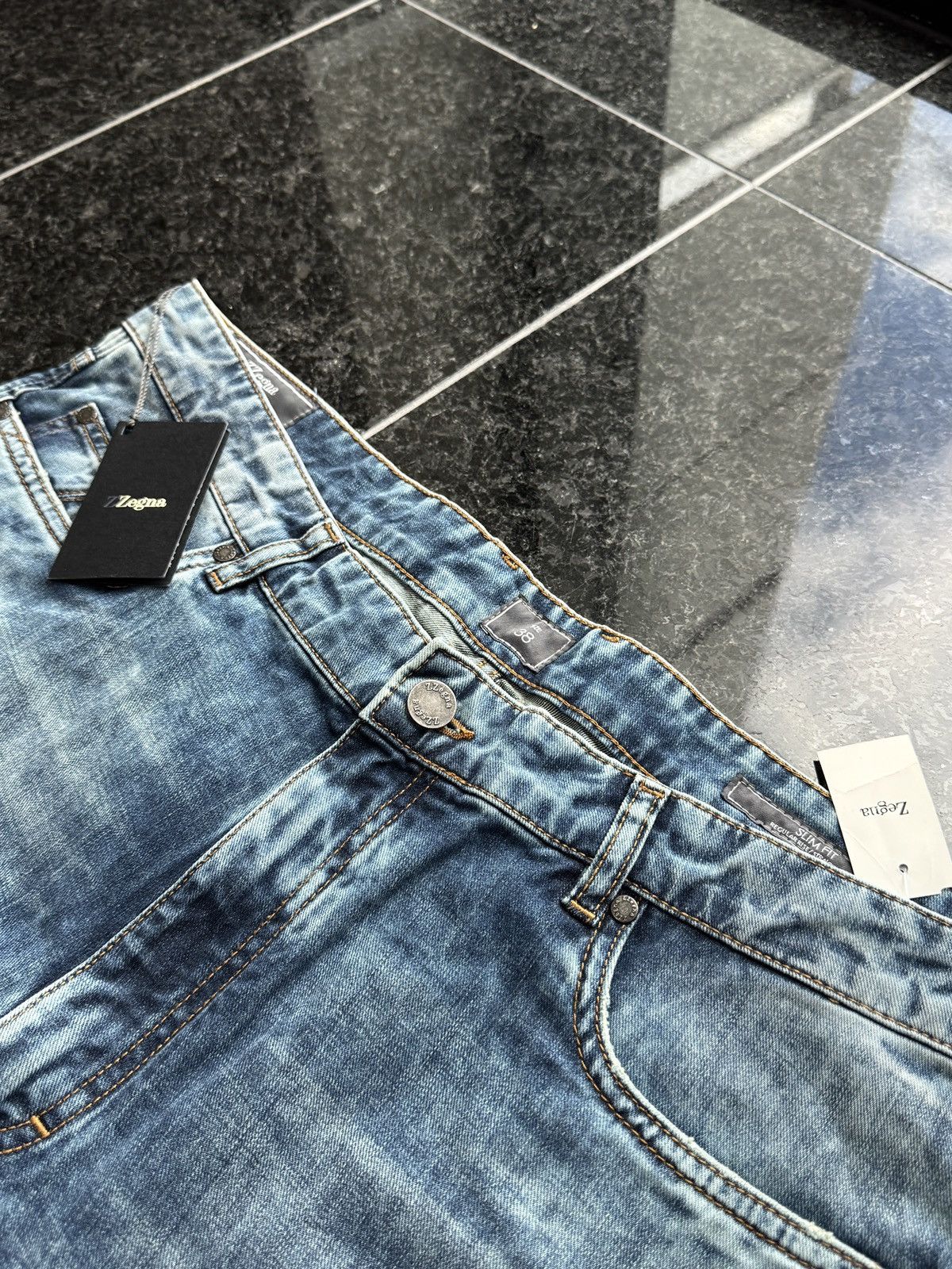Z Zegna Z Zegna Vintage Regular Rise Jeans Size US 38 / EU 54 - 2 Thumbnail